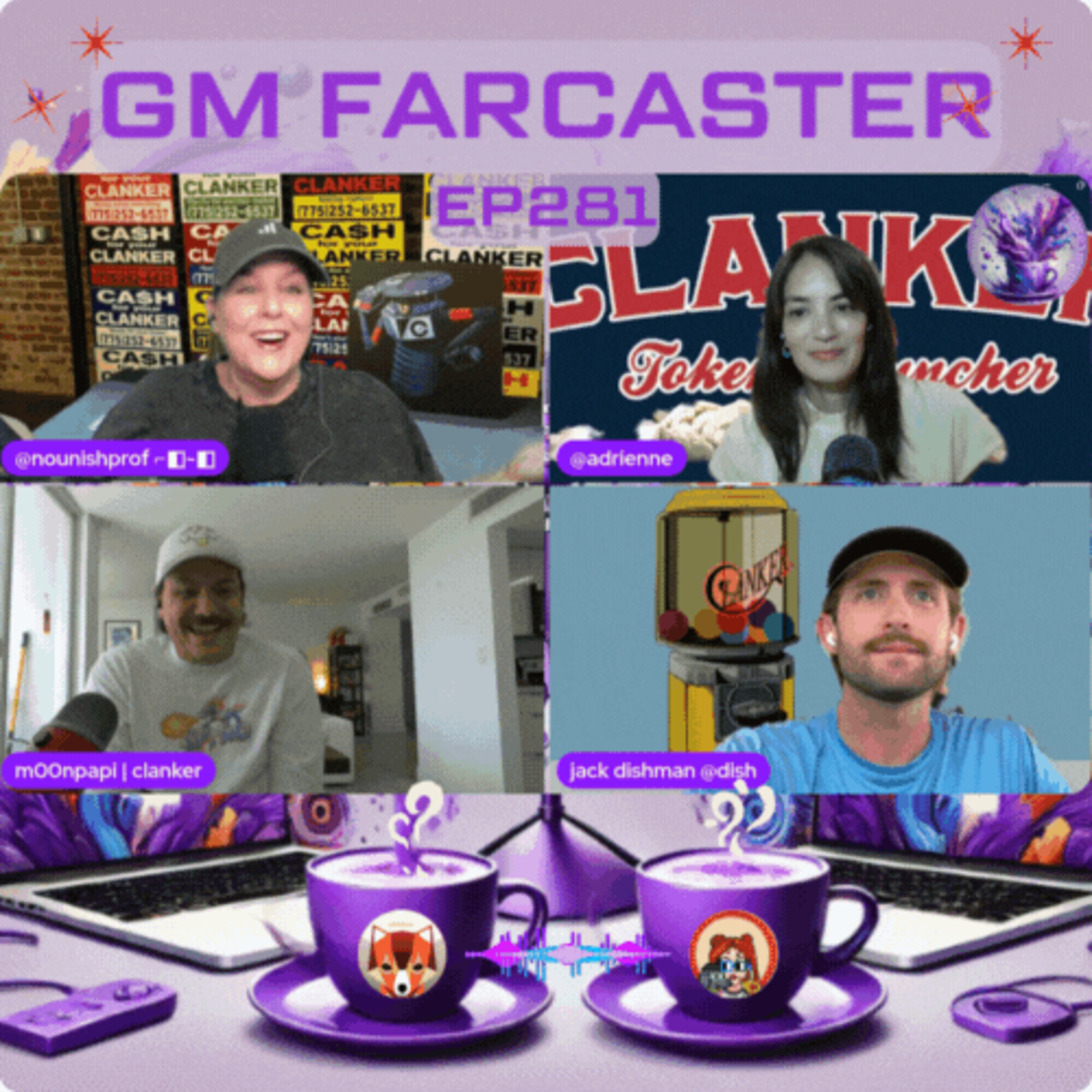 Clanker and kicks: GM Farcaster ep281