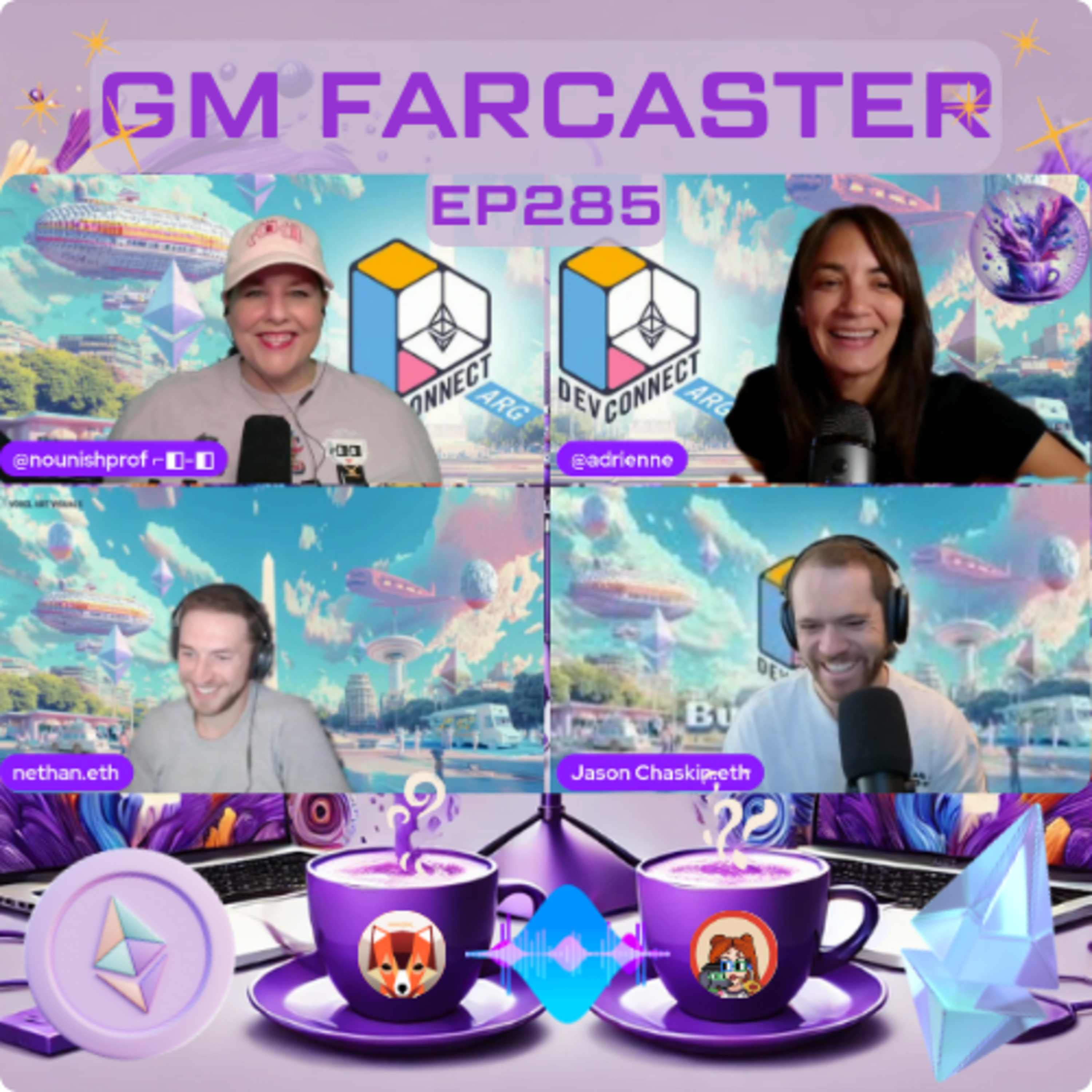 Profile Tokens, Leaderboards & Prep for DevConnect: GM Farcaster ep285