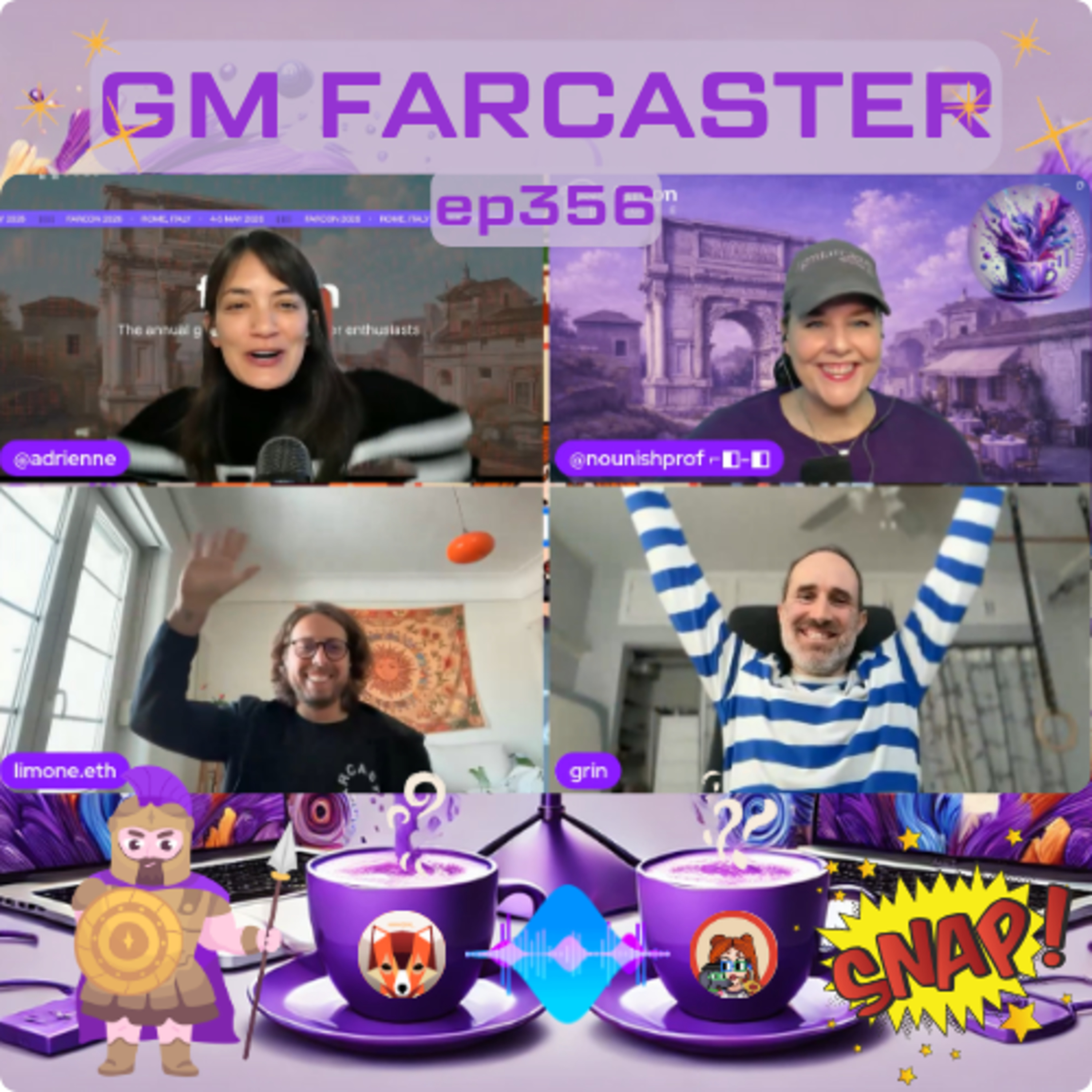 Oh Snap! FarHack, Snapthons, and FarCon is only a month away: GM Farcaster ep356