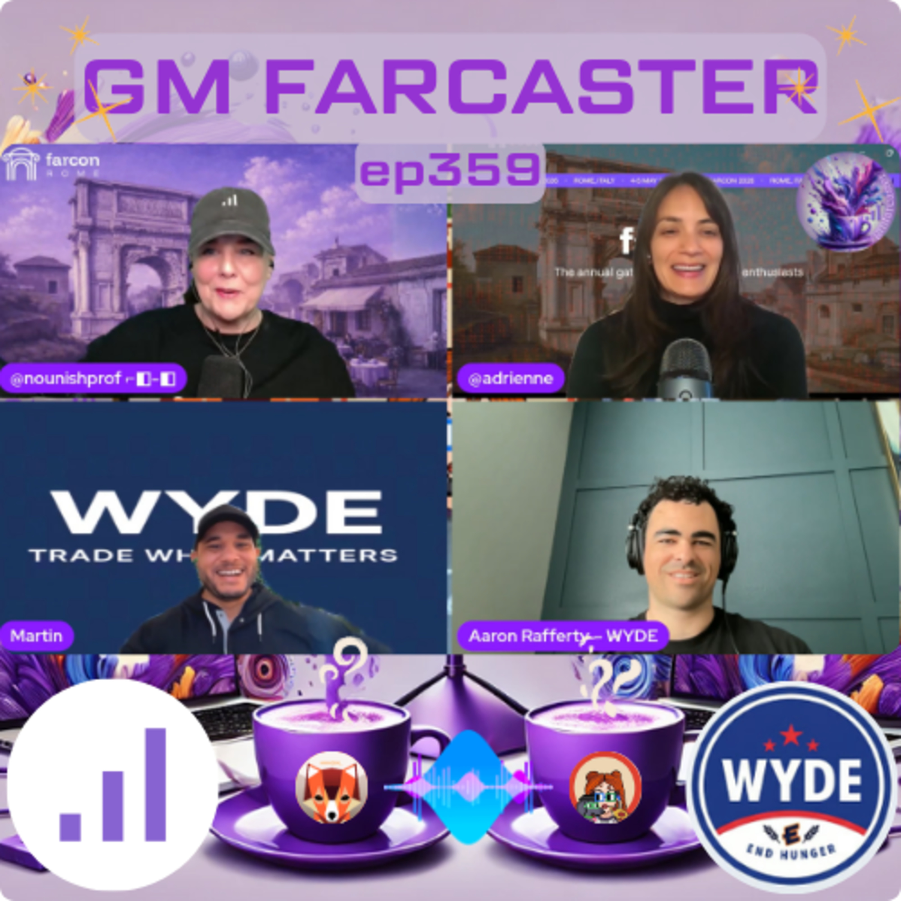 Tokenized Good with WYDE: GM Farcaster ep359