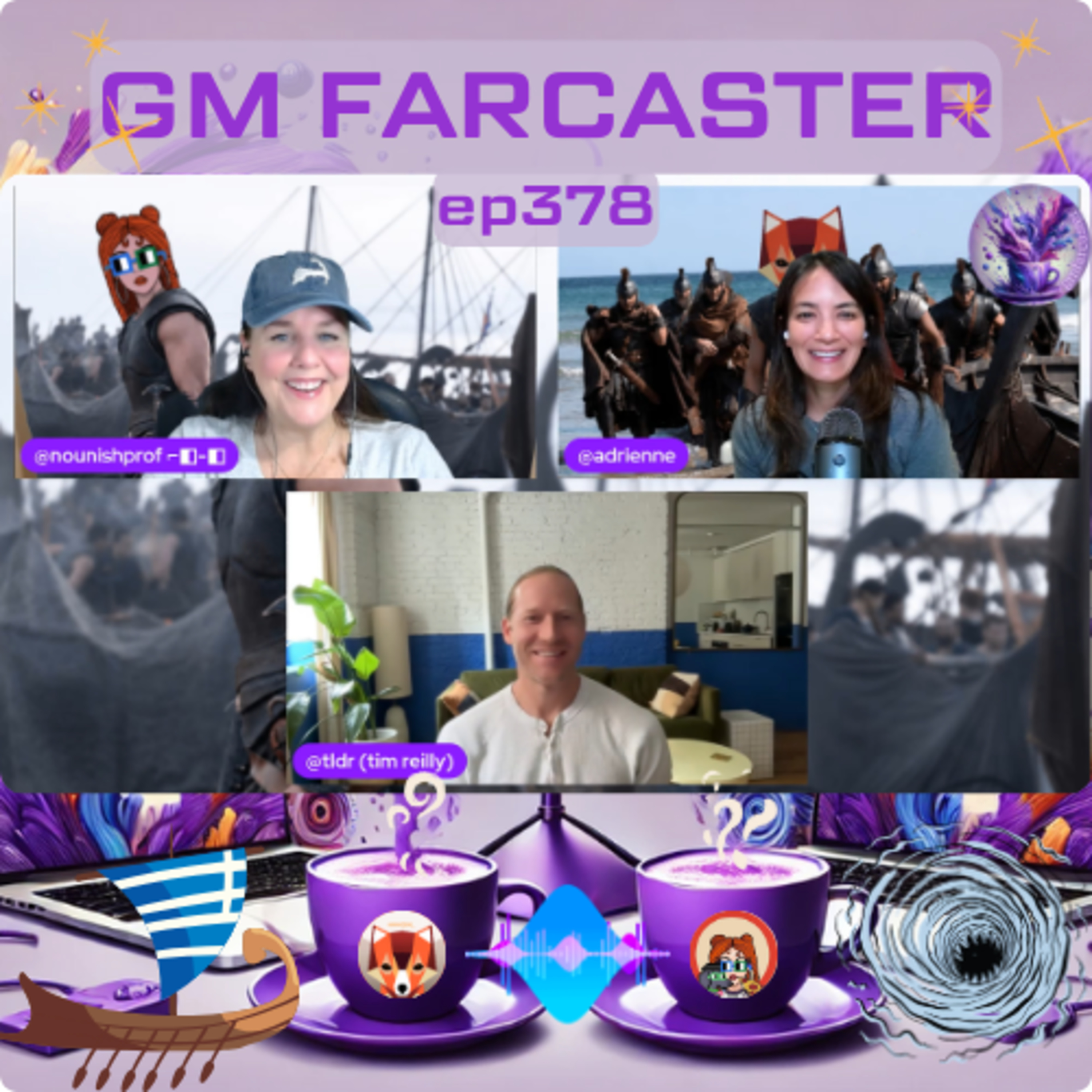 An Epic and Poetic chat about The Odyssey with @tldr: from GM Farcaster ep378bonus Wednesday July 22, 2026 episode artwork