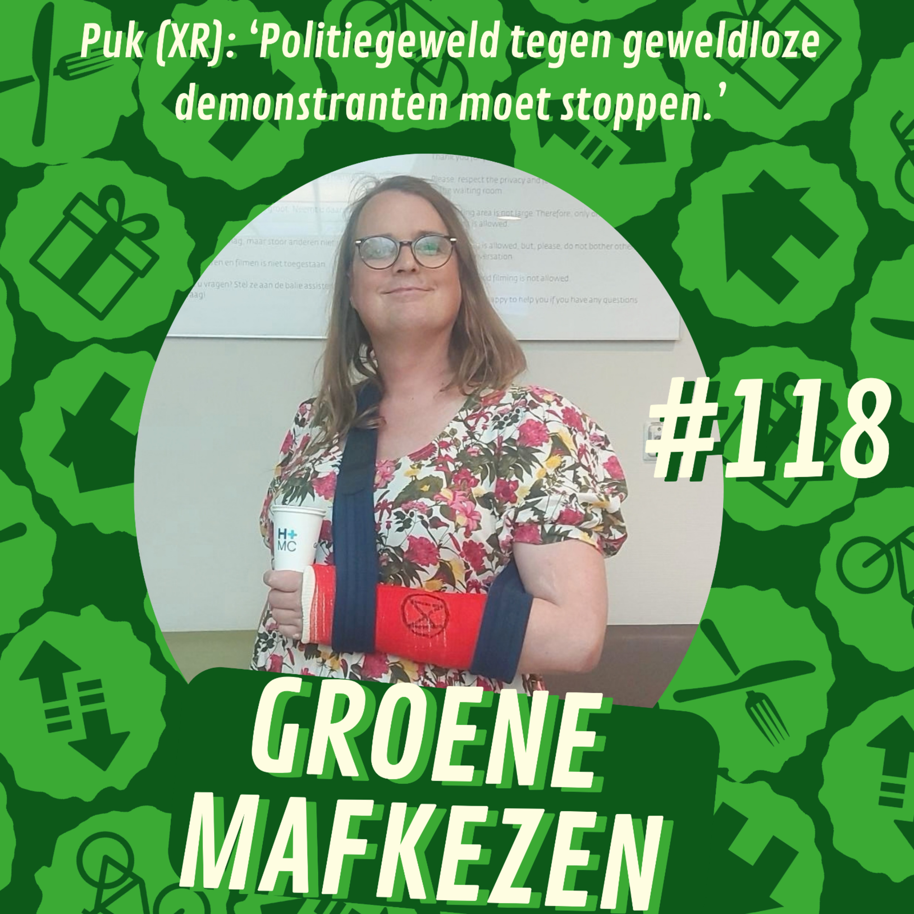 Aflevering 118: Puk (Extinction Rebellion): 'Politiegeweld tegen geweldloze demonstranten moet stoppen'