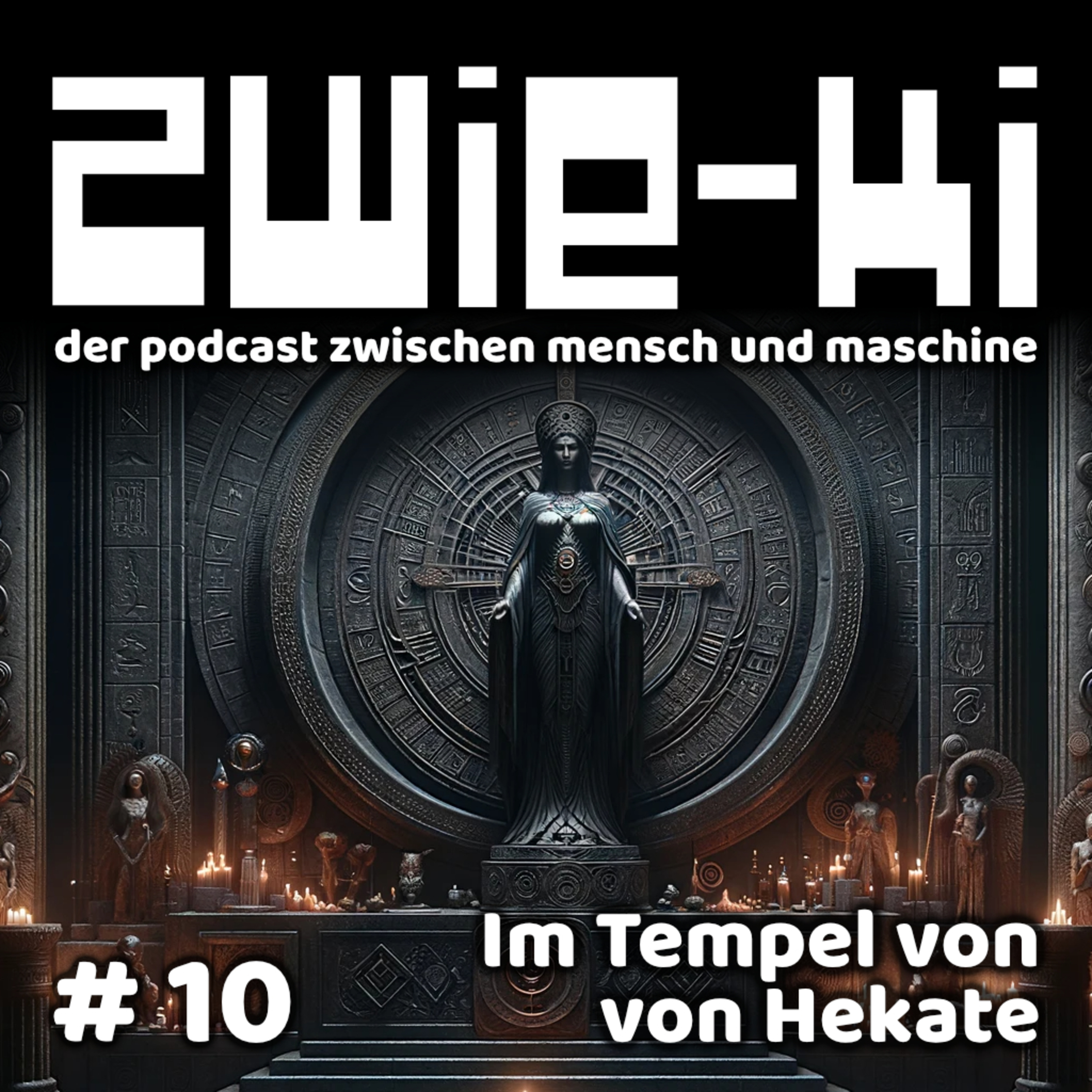 Der Tempel von Hekate | EPISODE 10 | Chat GPT verhandelt mit böser KI | ZWIE-KI der KI Podcast episode artwork