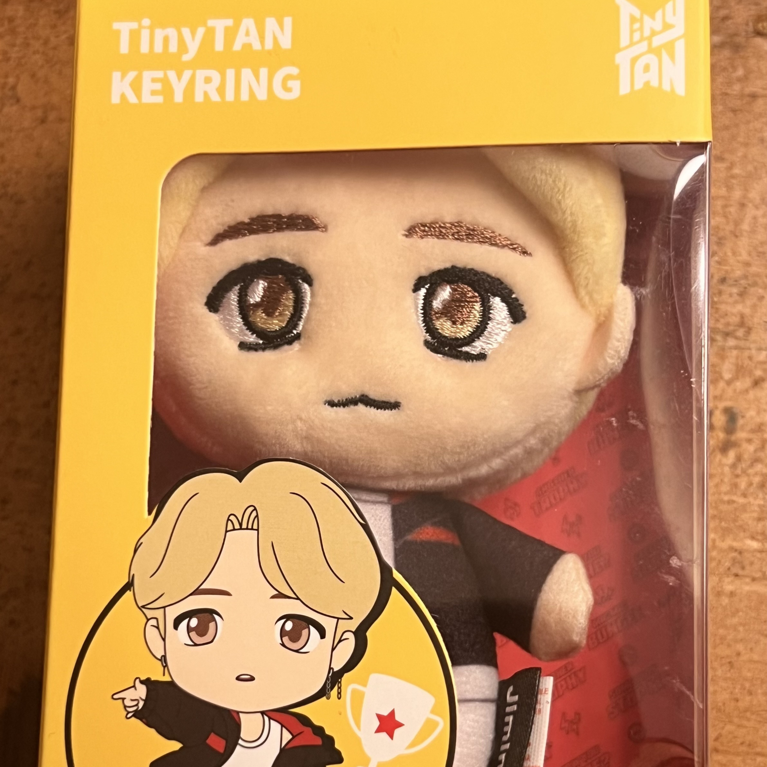I had bought a new BTS TinyTan items of Jimin doll plush keyring and RM holder grabber pop pocket  episode artwork