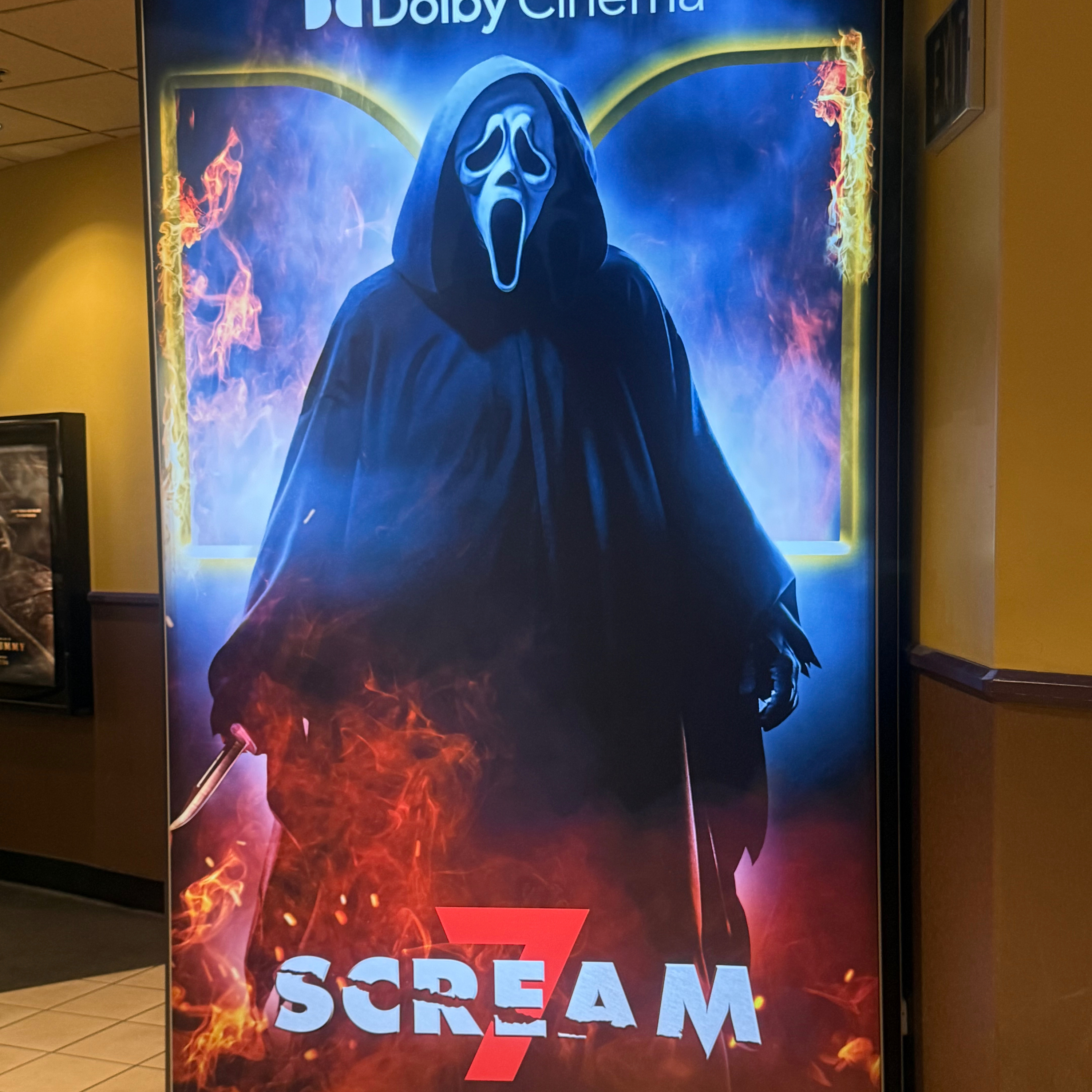 I actually saw the movie scary movie of scary movie Scream 7 last night
