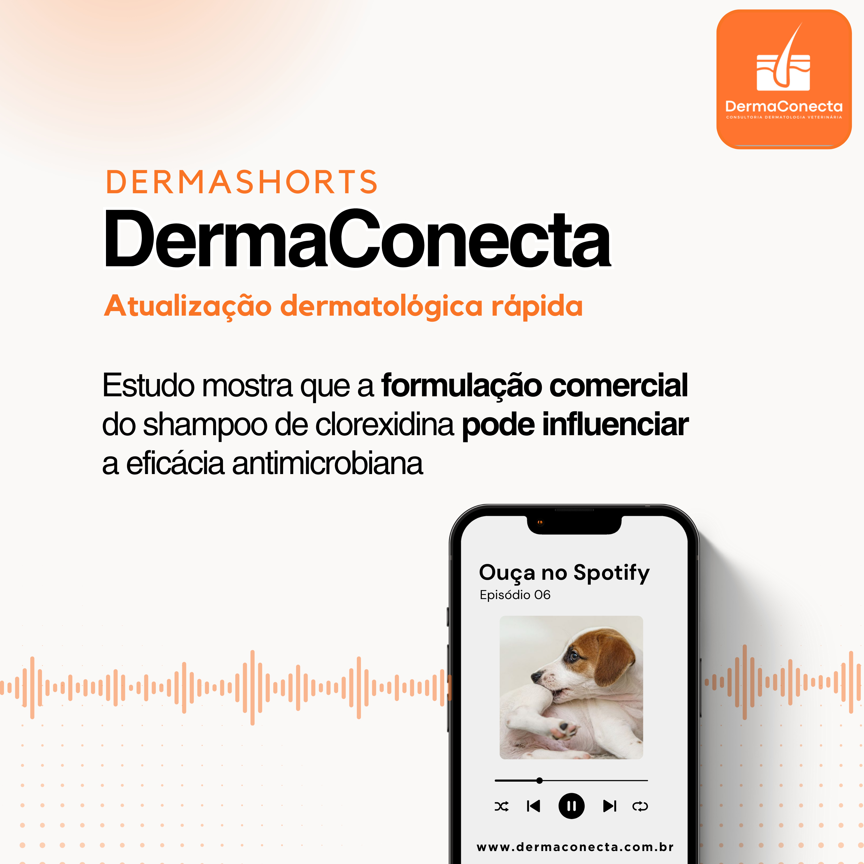 Estudo mostra que a formulação comercial do shampoo de clorexidina pode influenciar a eficácia episode artwork