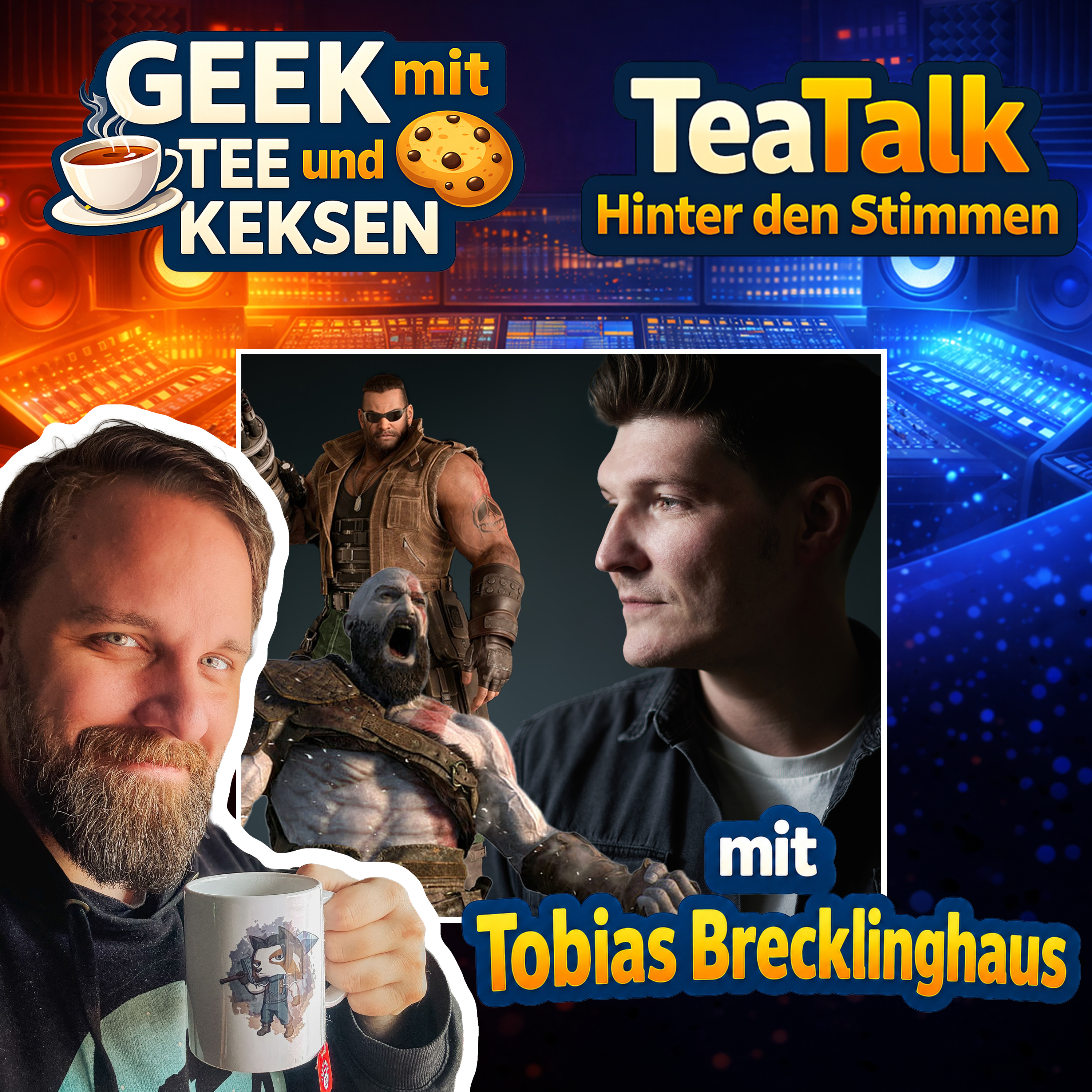 30 - TeaTalk mit Tobias Brecklinghaus, der deutschen Stimme von Kratos und Barret episode artwork