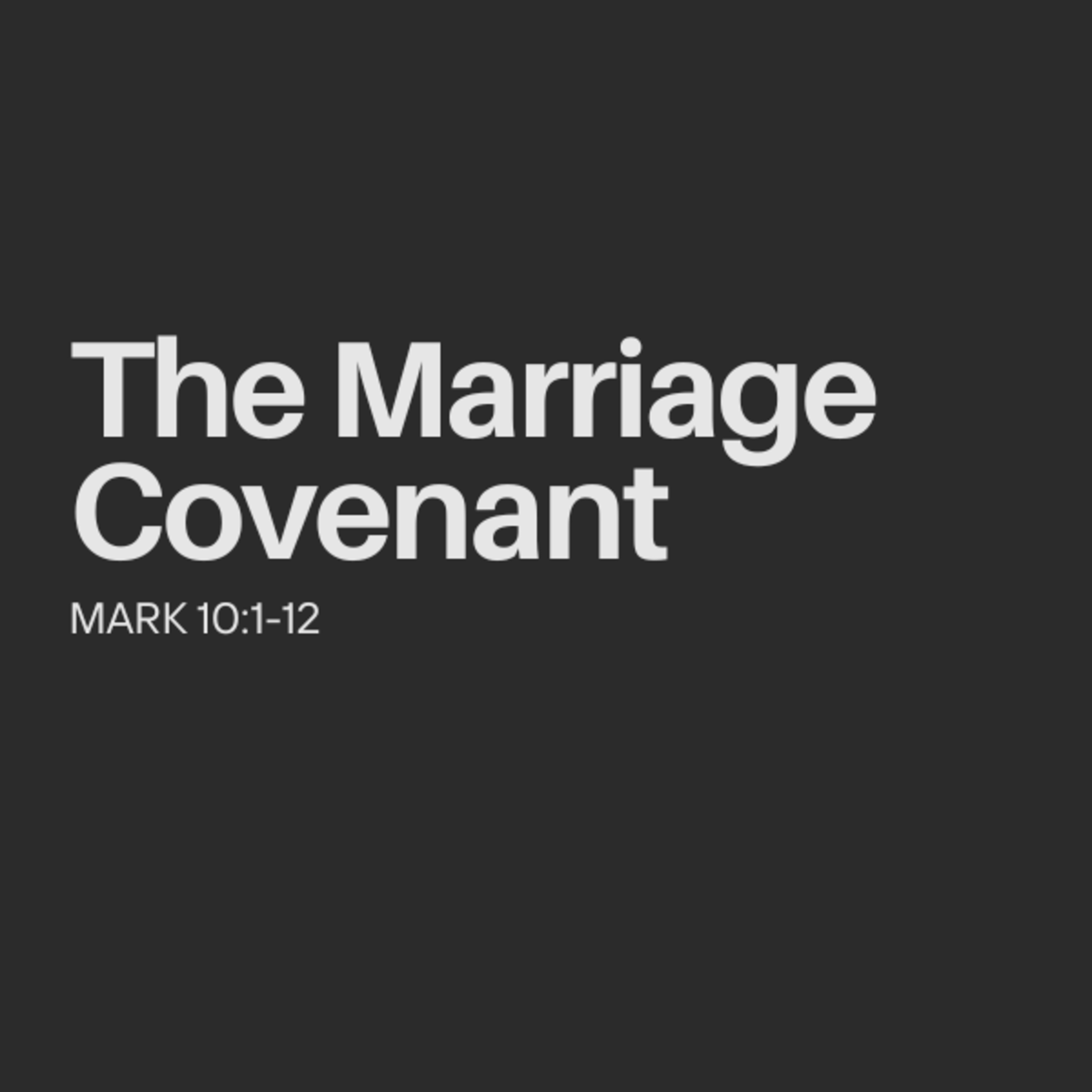 The Marriage Convenant episode artwork