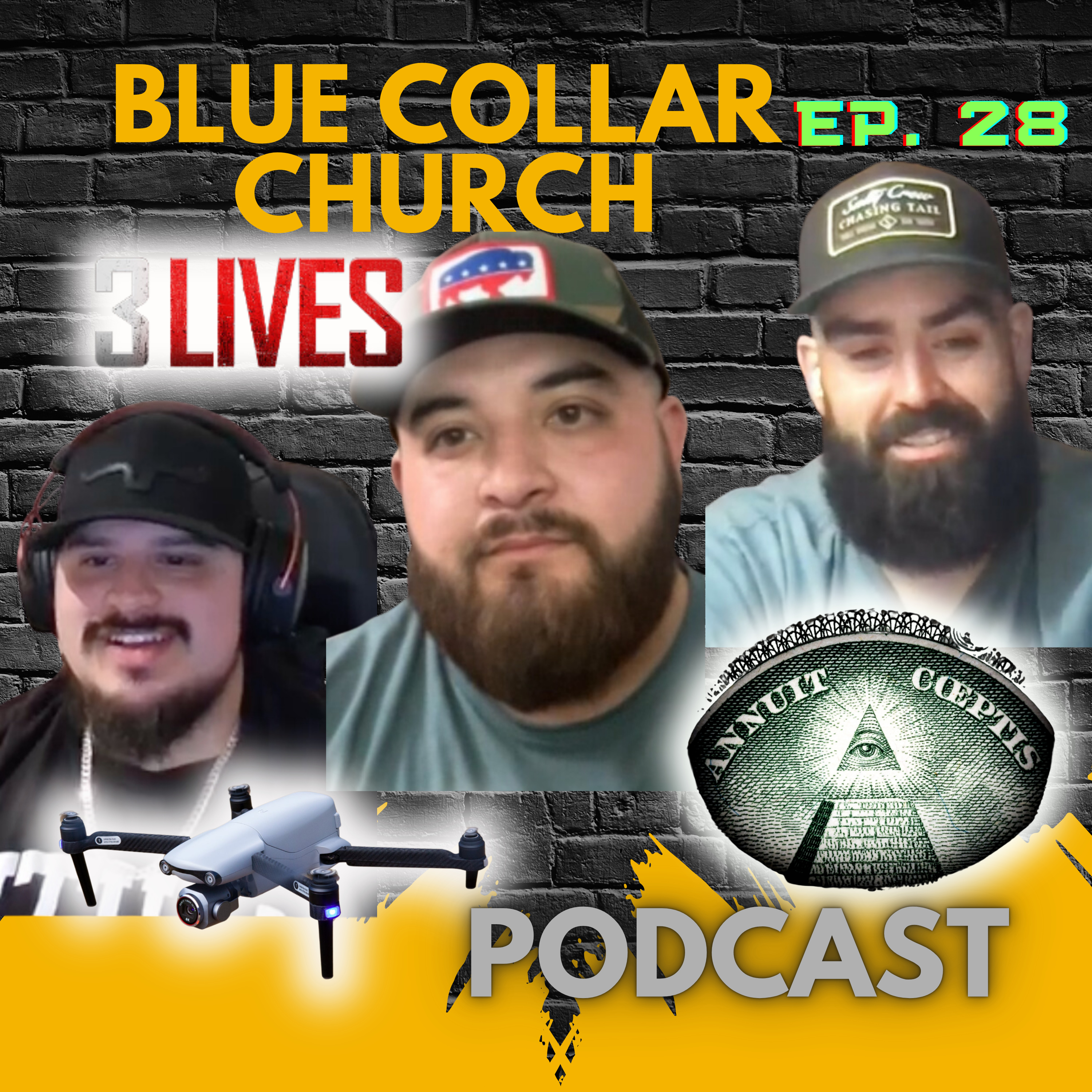 #28 Donald Trump Survives His 3rd Life, We Go Deep Down The Rabbit Hole Blue Collar Church episode artwork