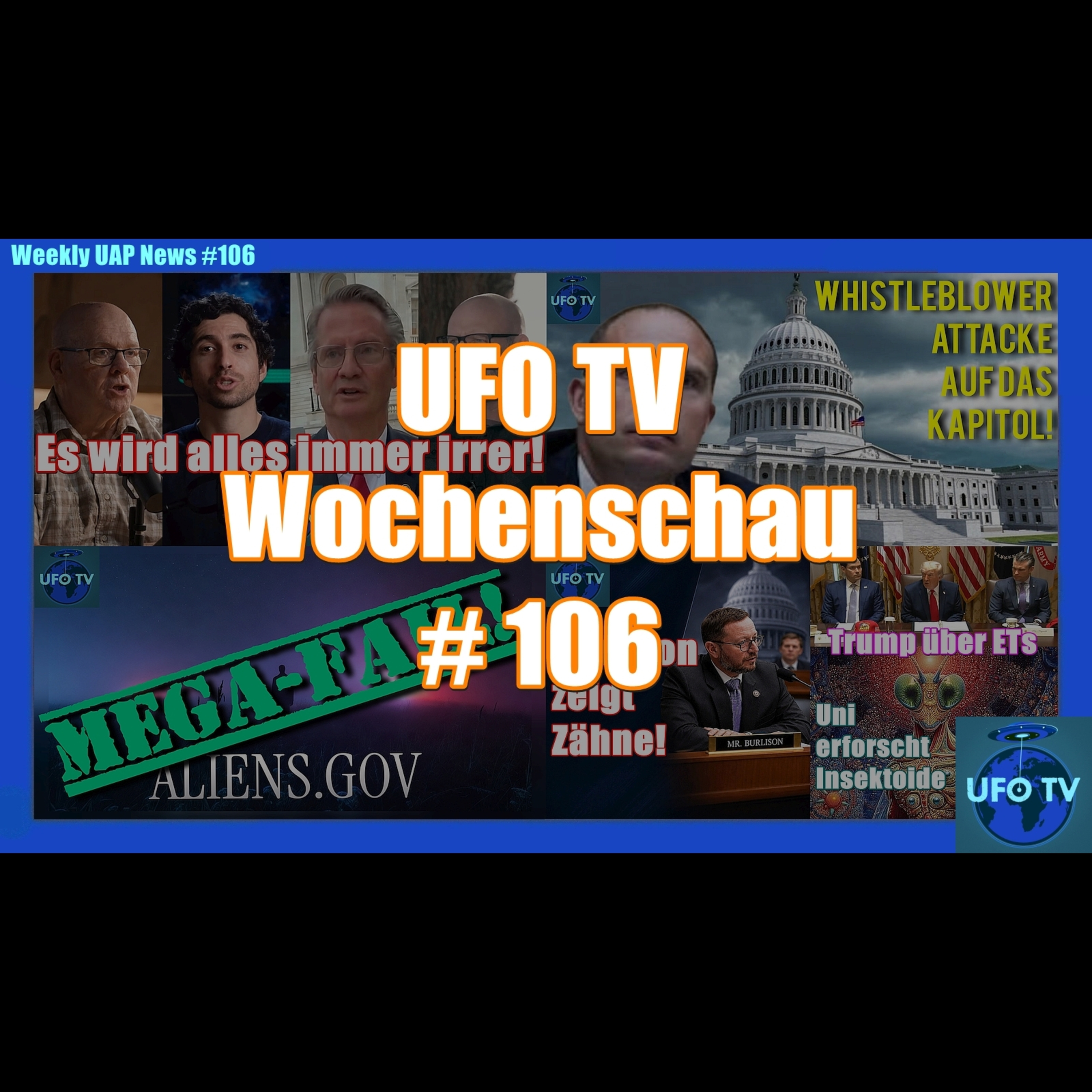 Dunkle Disclosure-Geheimnisse, Druck auf Gatekeeper und mehr! ◼ UFOTV News #106 episode artwork