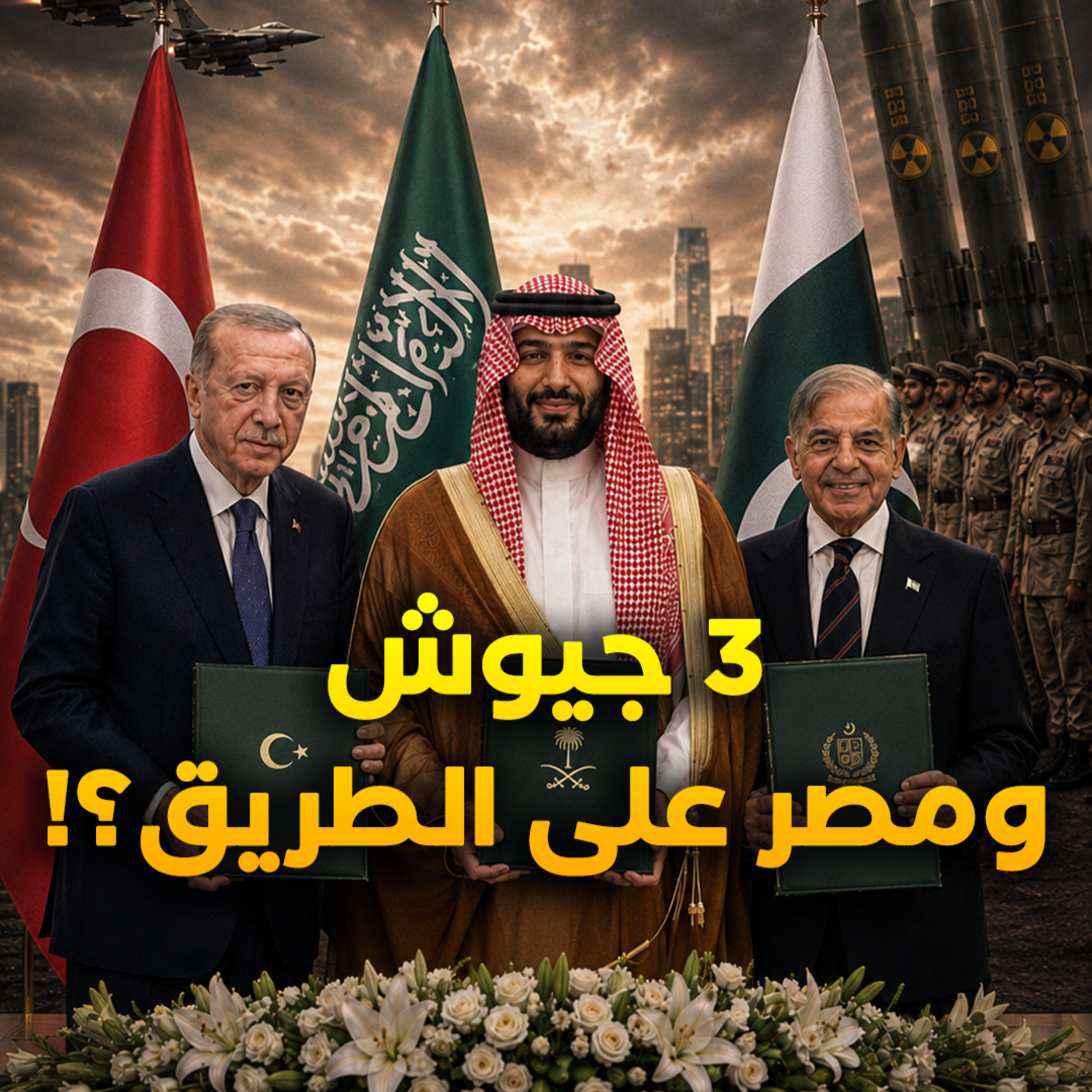 كيف ستتحرك جيوش تركيا وباكستان للدفاع عن السعودية؟ ومتى مصر؟ episode artwork