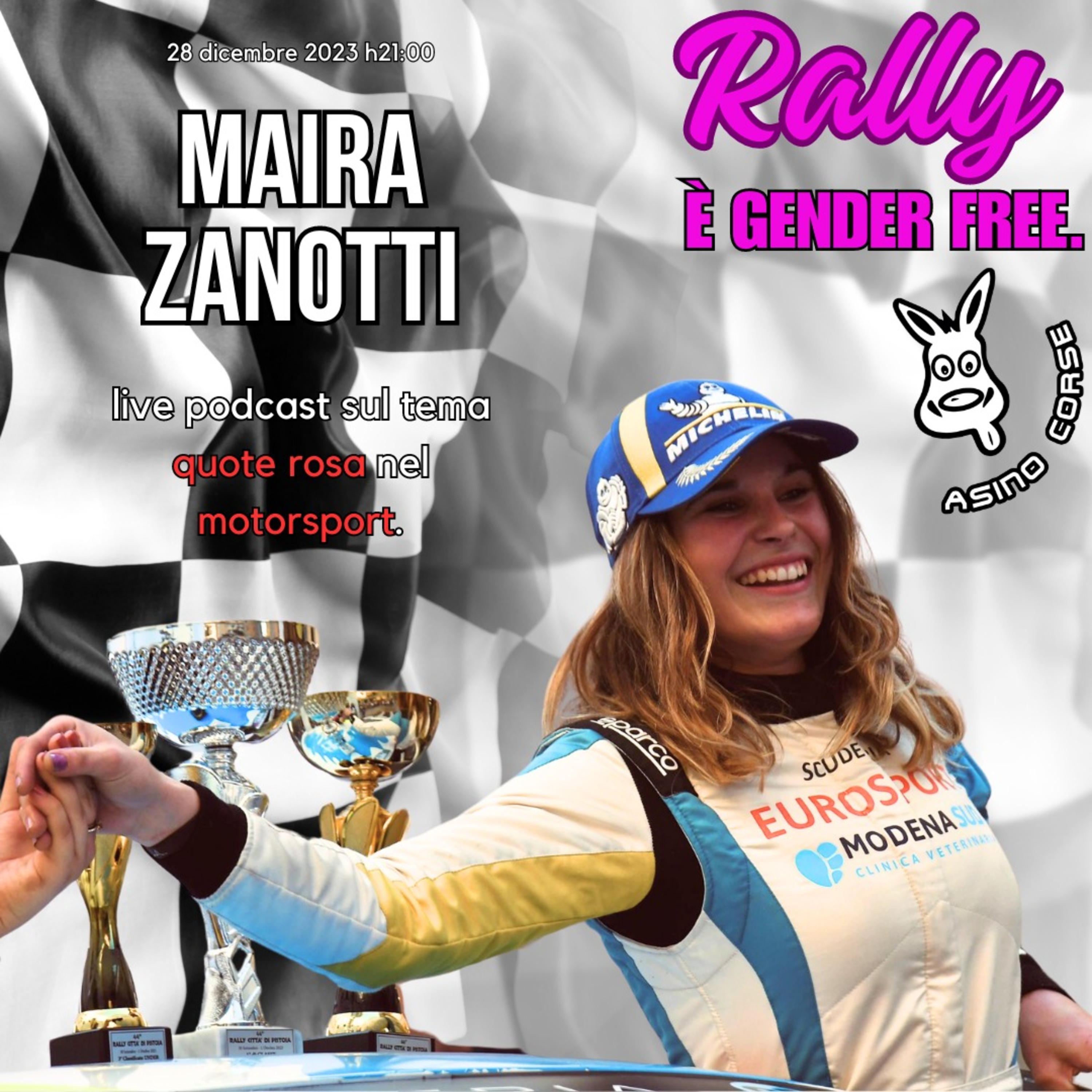 Il Motorsport è l'unico sport GENDER FREE - intervista con Maira Zanotti Pilota e campionessa Rally episode artwork