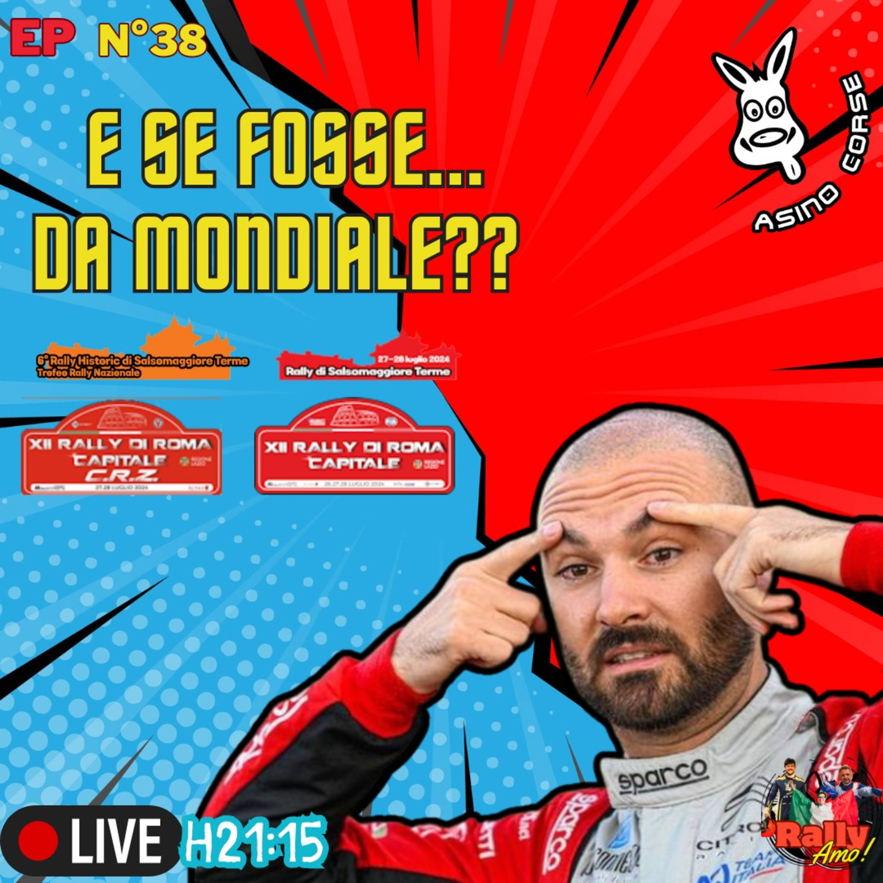 Crugnola è da Mondiale? perchè è bloccato nell'italiano? EP.38 Rally Roma e Salsomaggiore