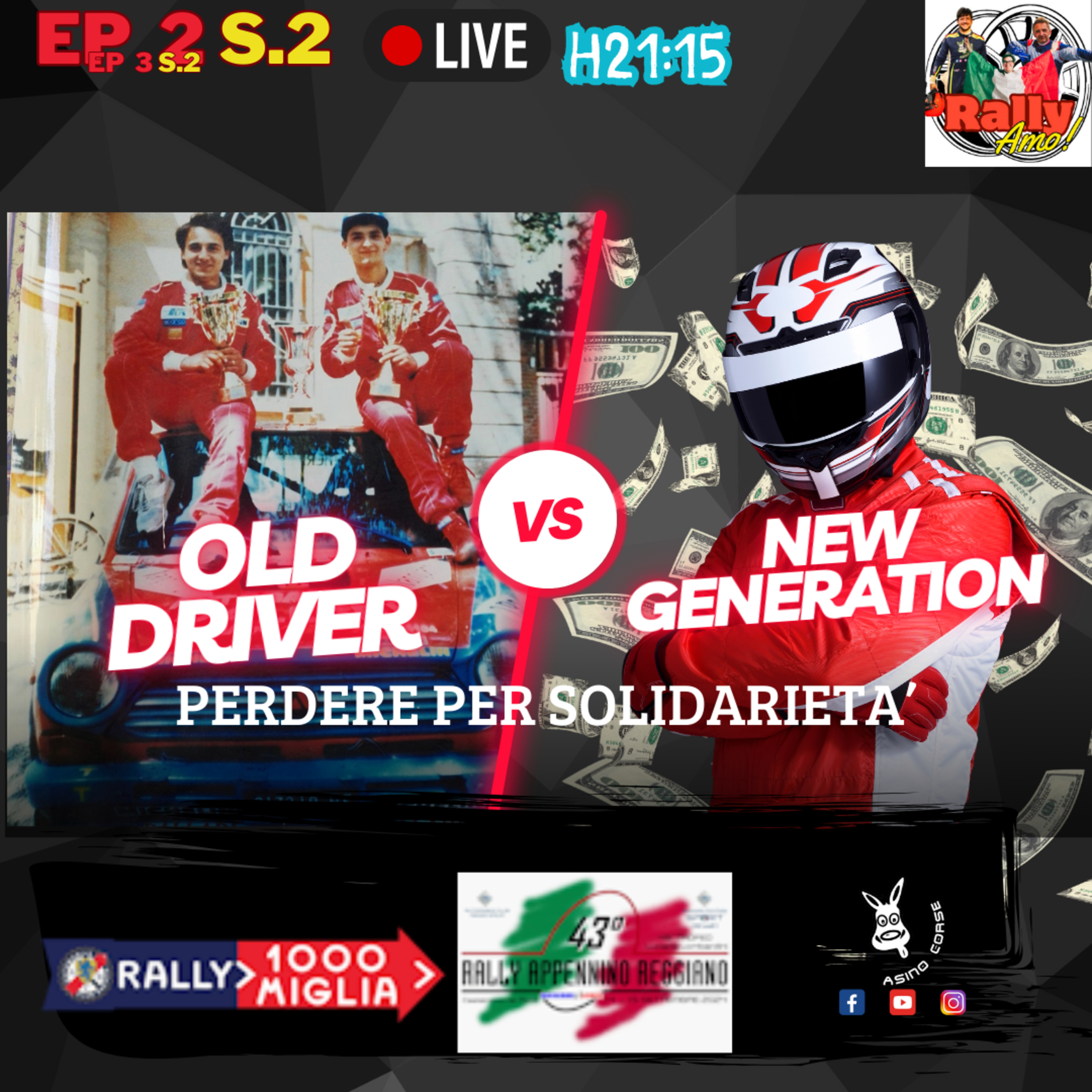 Perdere il podio per altruismo: vecchi piloti VS nuovi! Rally 1000 miglia e Appennino Reggiano 2024 episode artwork