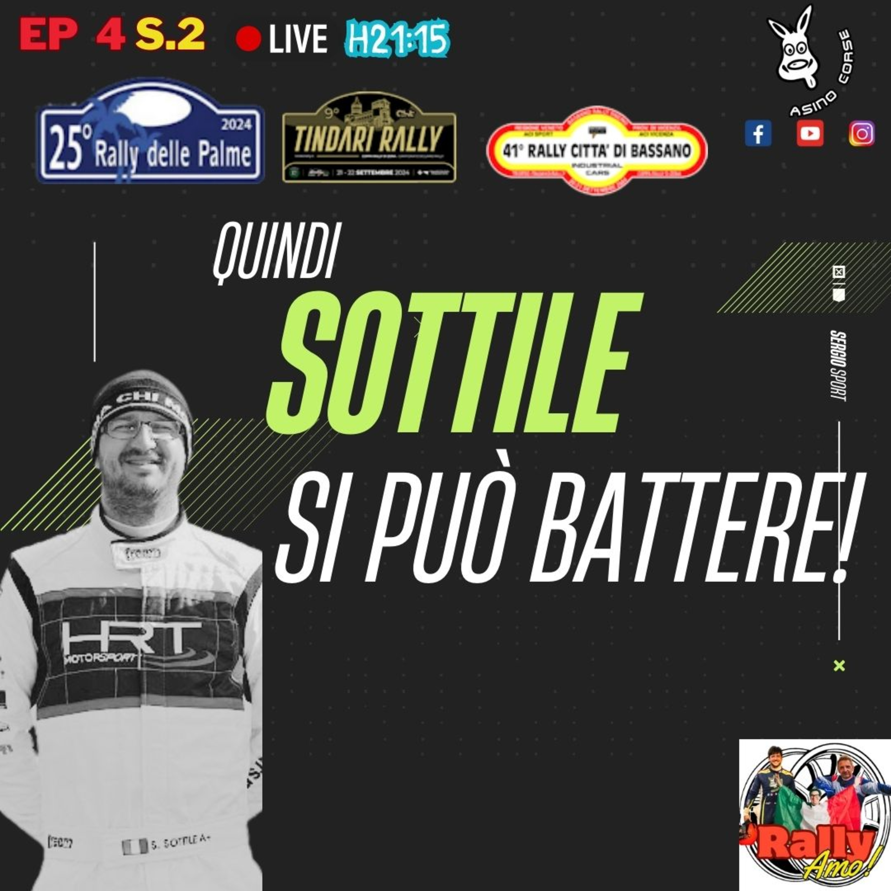 DA NON CREDERE! Sottile si può battere! Rally delle Palme, Tindari Rally e Città di Bassano episode artwork