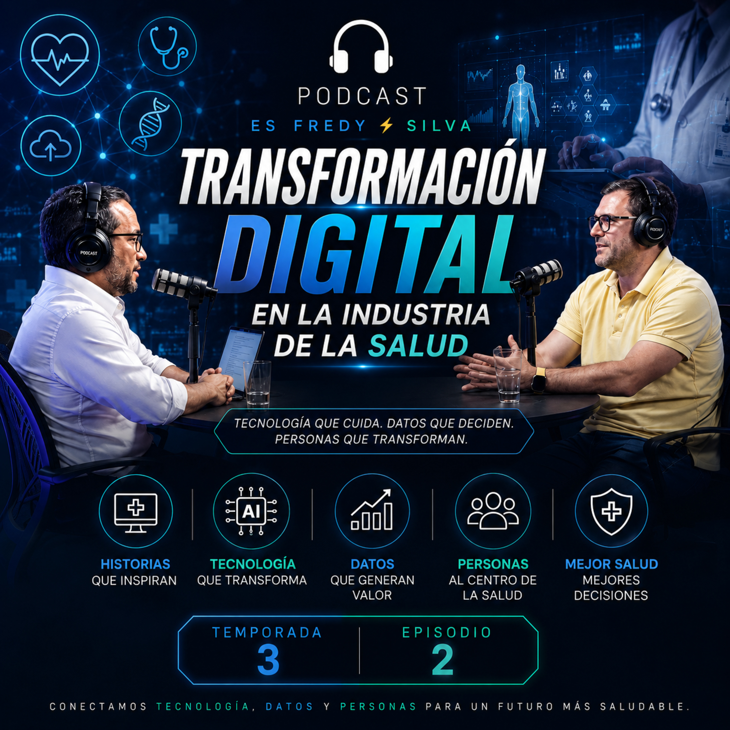 Transformación Digital e Inteligencia Artificial en la Salud con Marcelo Fuchs (FALP) episode artwork