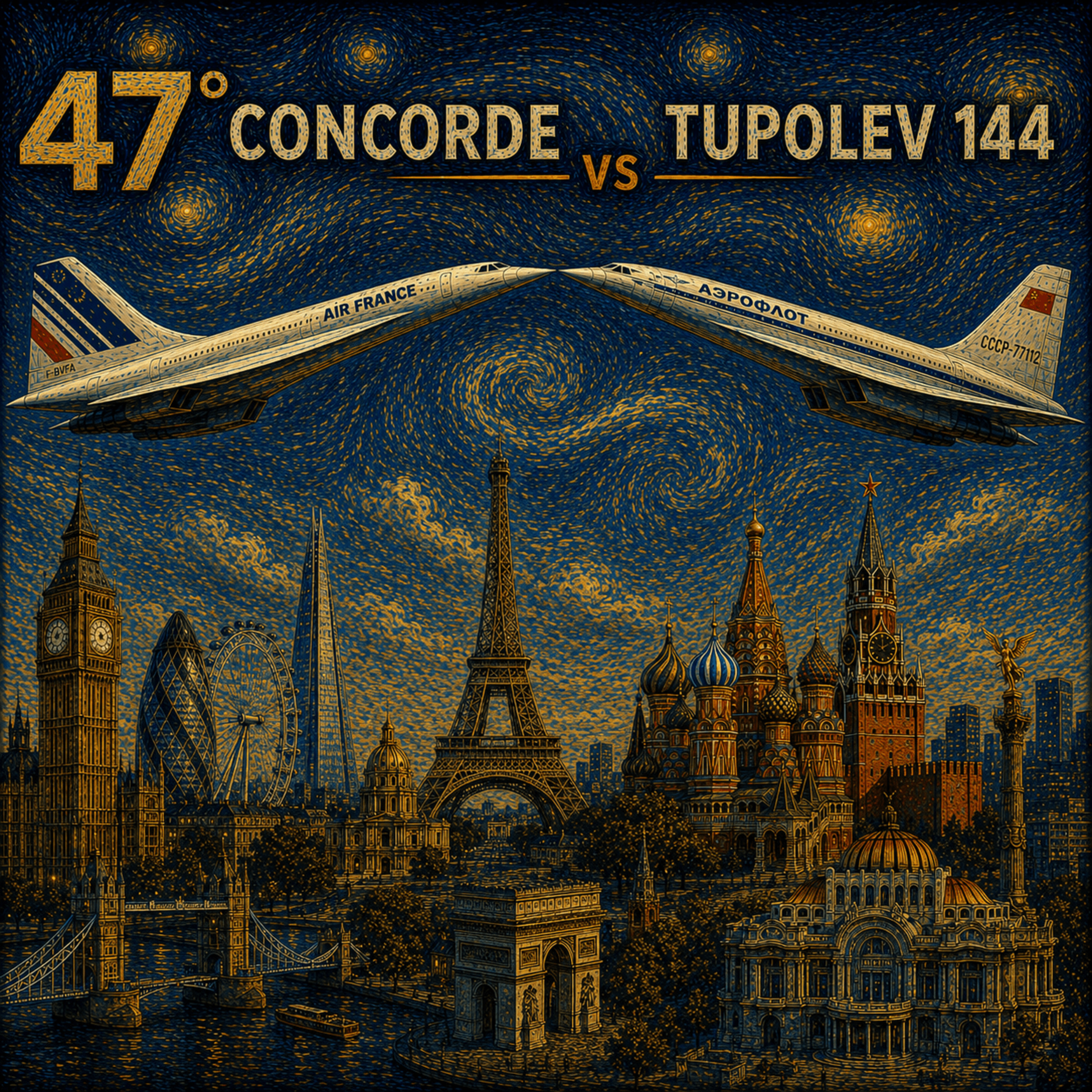 48° CONCORDE vs TUPOLEV 144 : duelo de supersónicos subsidiados episode artwork