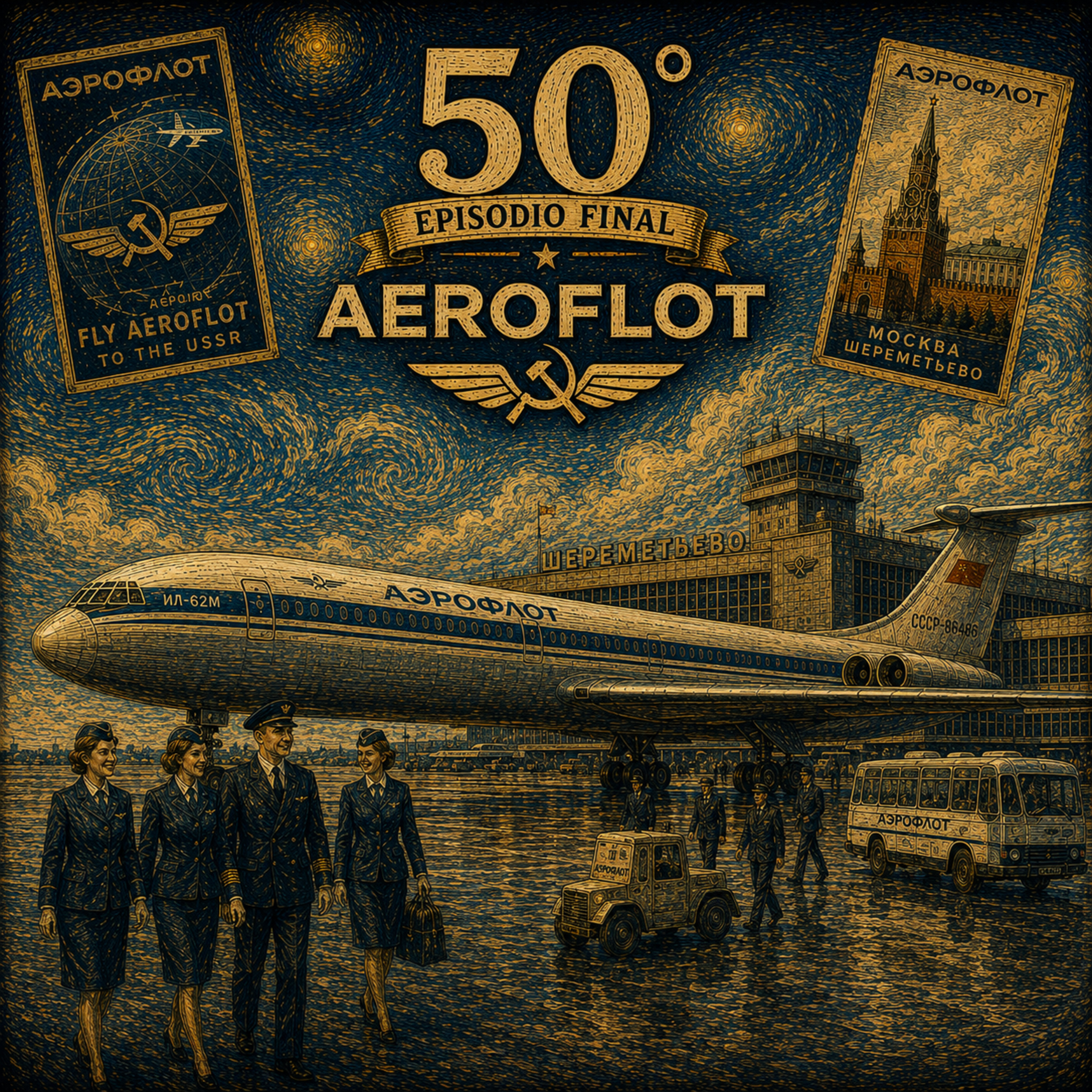 50° AEROFLOT 🇷🇺✈️ :: la aerolínea soviética convertida en rusa episode artwork