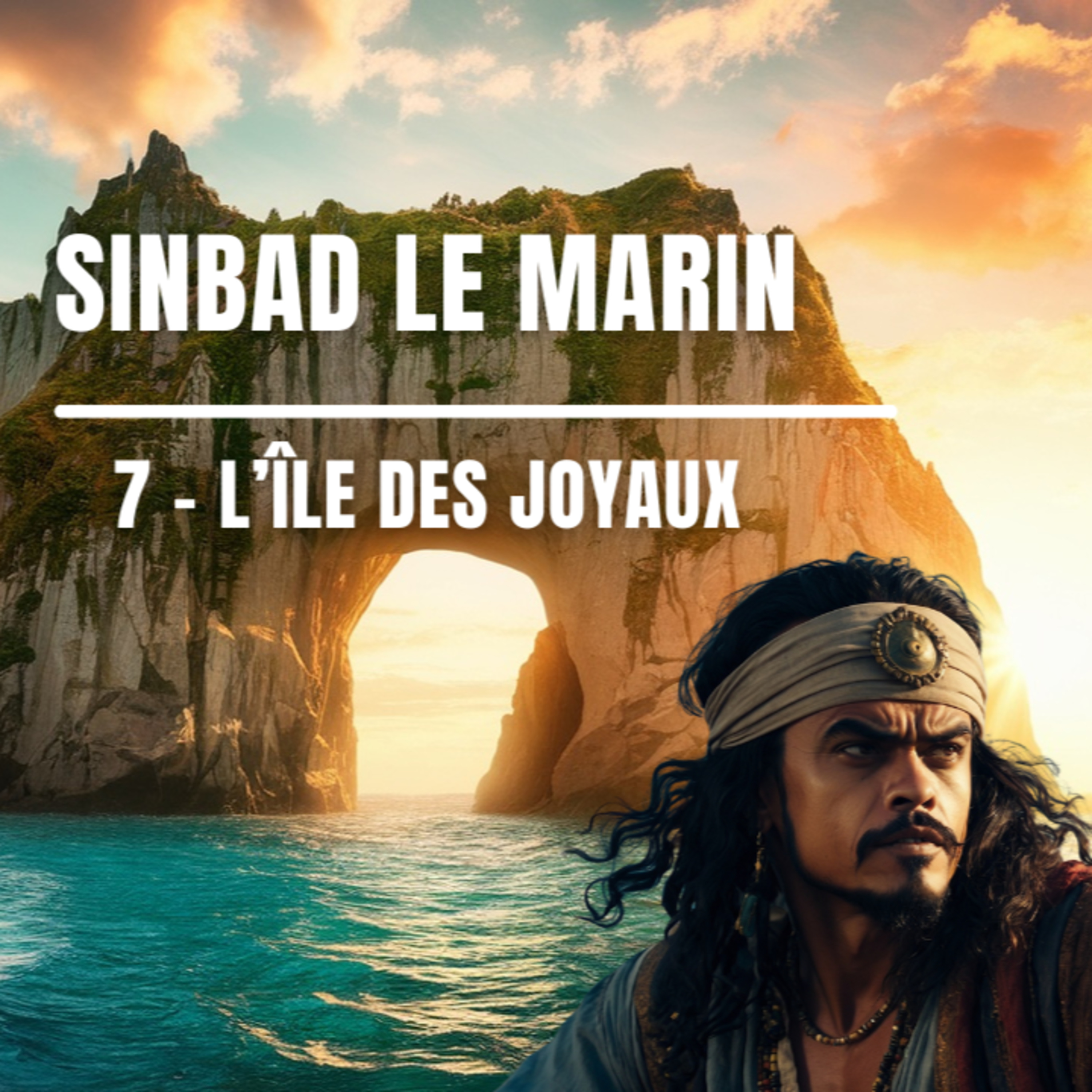 Histoire pour dormir - Les Voyages de Sinbad 7 🌊✨ L’Île des Joyaux | Trésors Cachés et Dernier Défi episode artwork