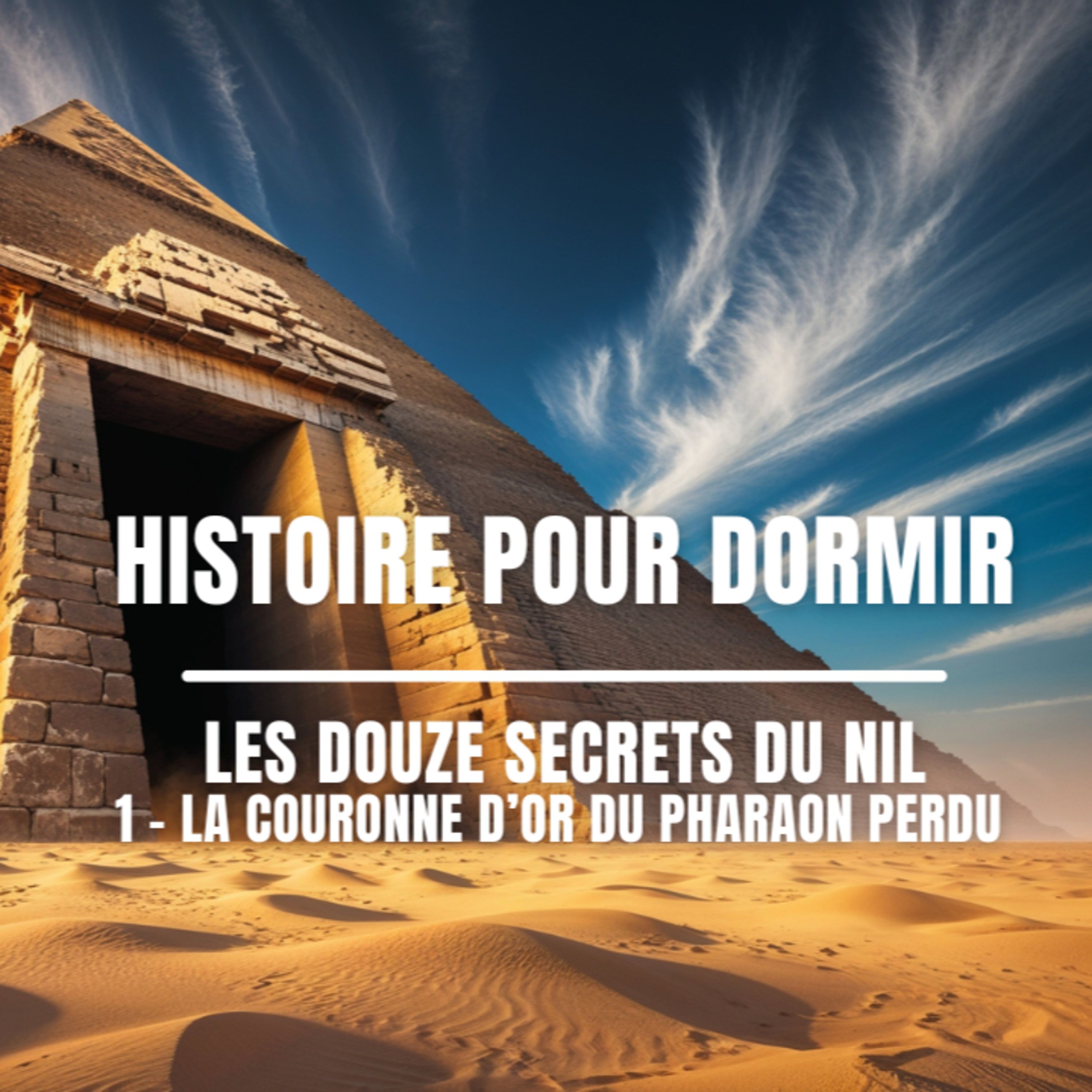 📖🌌 Histoire pour dormir : Les Douze Secrets du Nil 🌊✨ 1 – La Couronne d’Or du Pharaon Perdu 👑