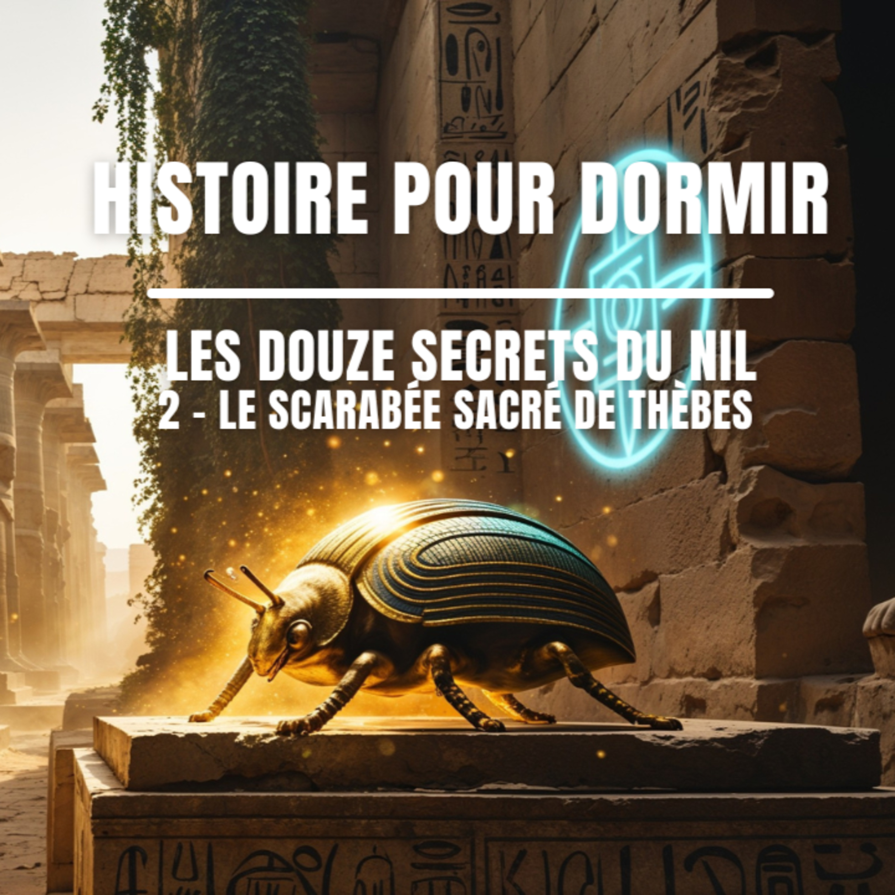 🌙✨ Histoire pour dormir – Les Douze Secrets du Nil : 2 – Le Scarabée Sacré de Thèbes 🐞🌌