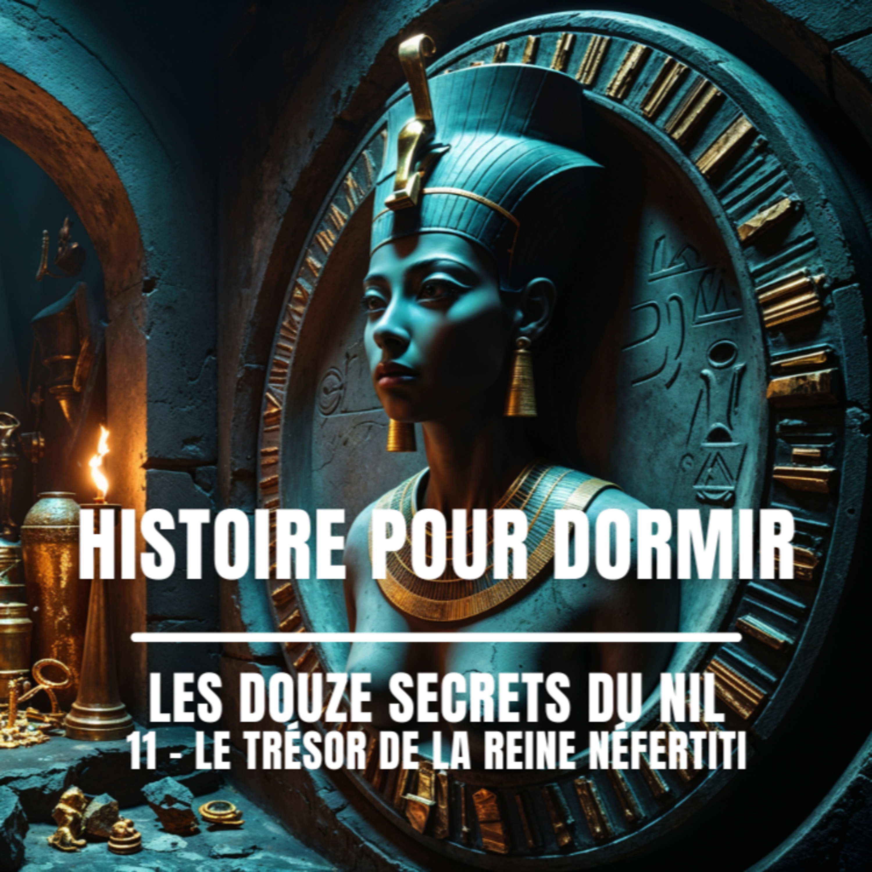 💤🌙 Histoire pour dormir – Secrets du Nil : Épisode 11 – Trésor de la Reine Néfertiti 👑✨