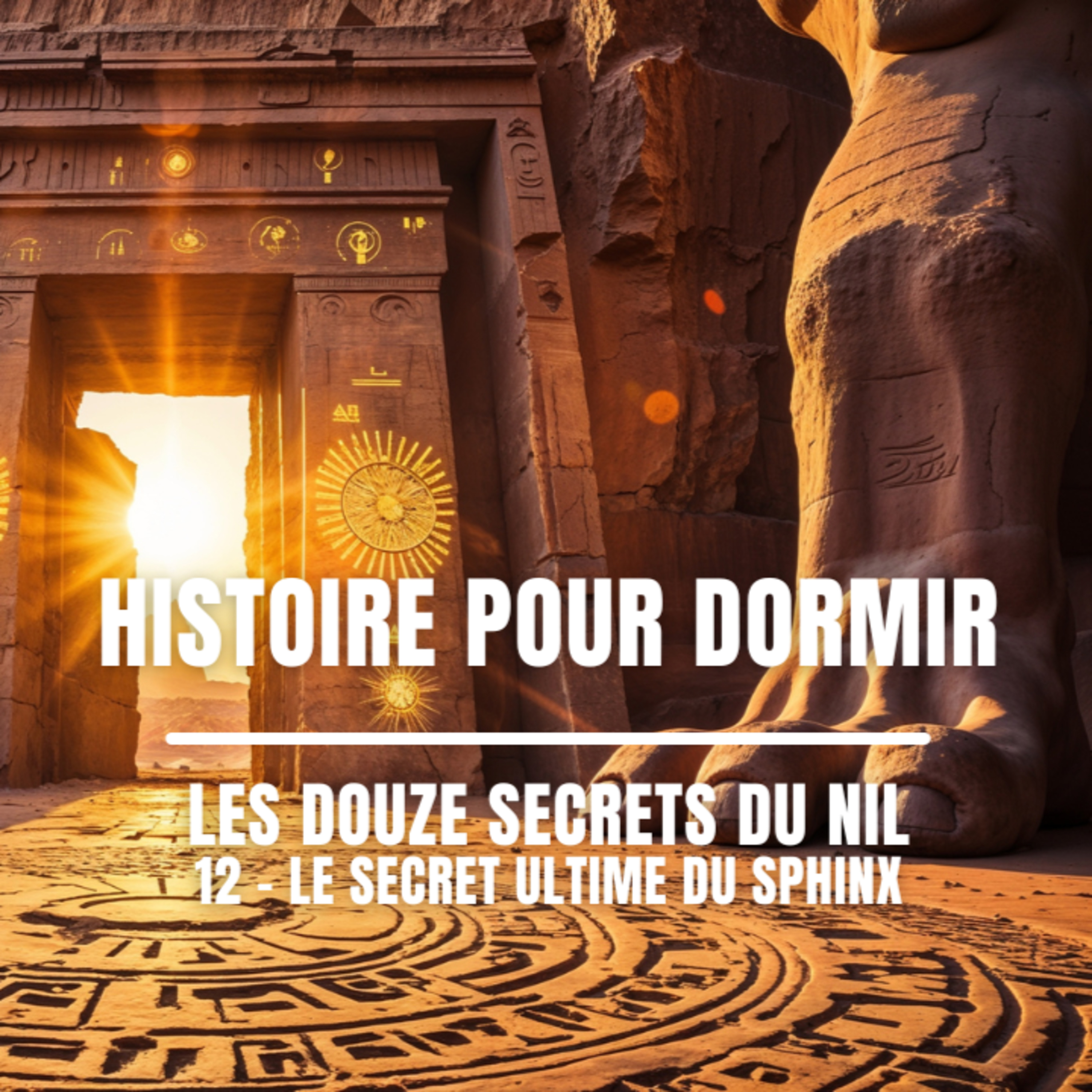 💤🌙 Histoire pour dormir – Les Douze Secrets du Nil : 12 – Le Secret Ultime du Sphinx 🏺🦁✨