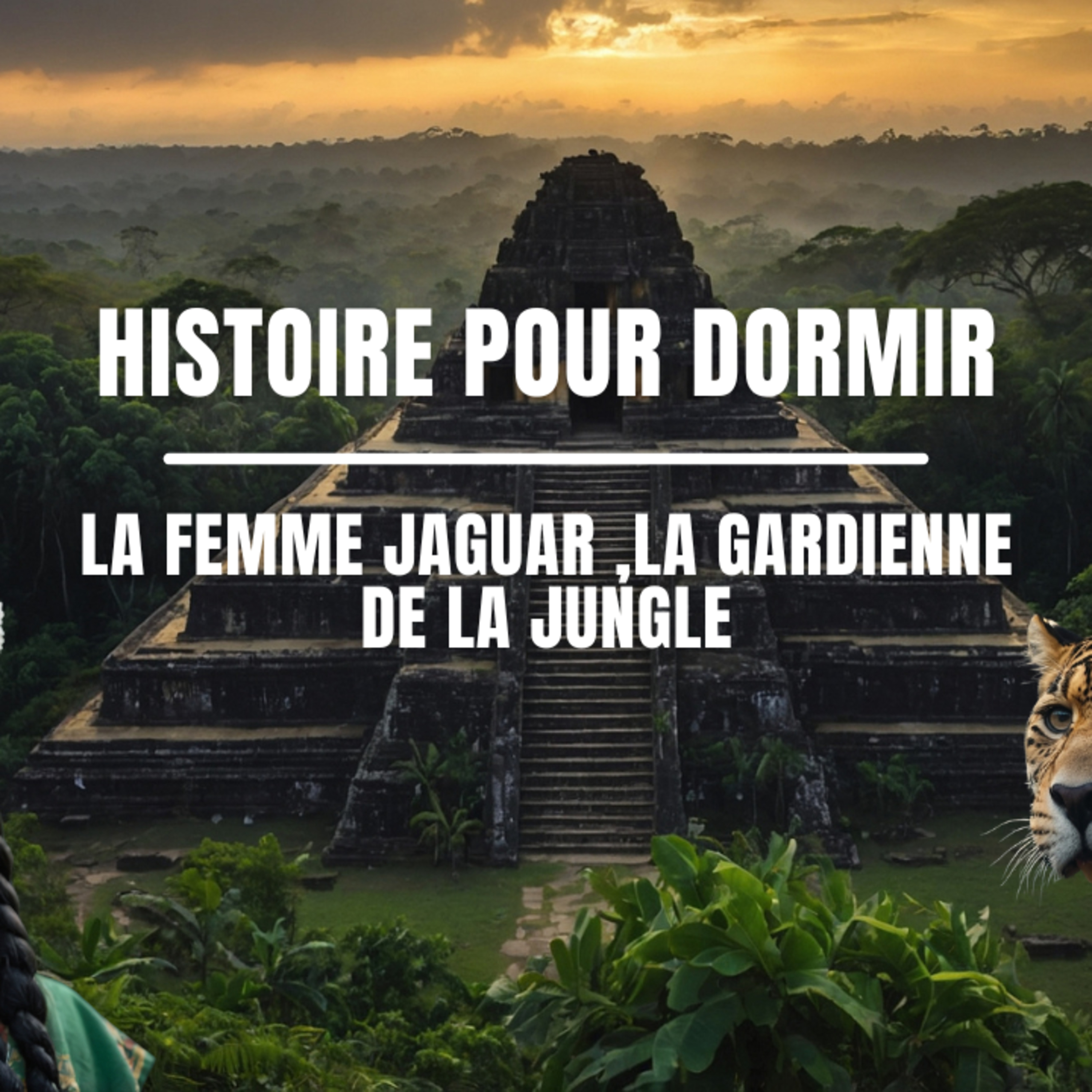 🌙 Histoire pour Dormir – La Femme Jaguar 🐆 Légende Maya de la Gardienne de la Jungle