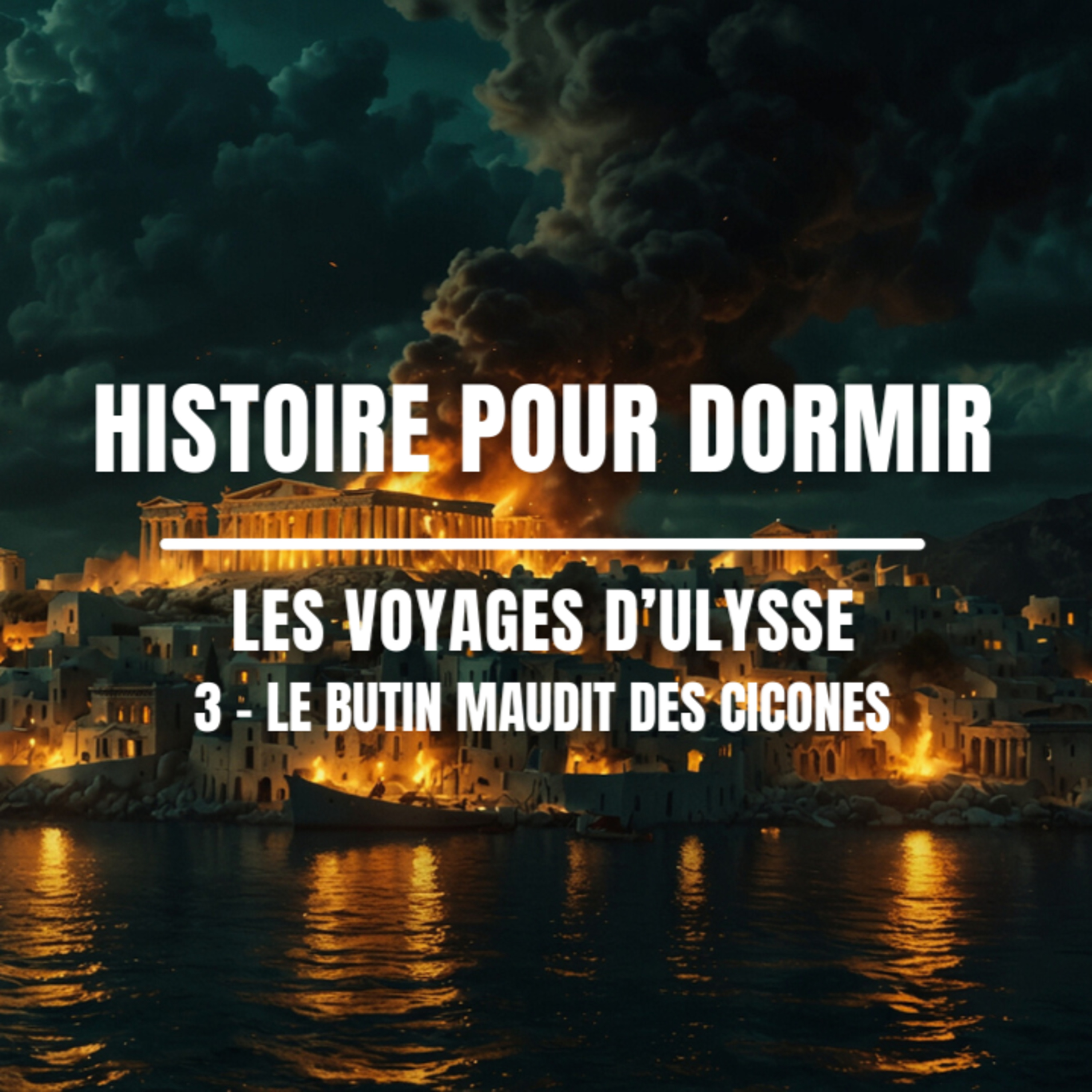 ⚔️ Histoire pour dormir – Les Cicones, le Butin Maudit | L’Odyssée d’Ulysse (3) 🌙