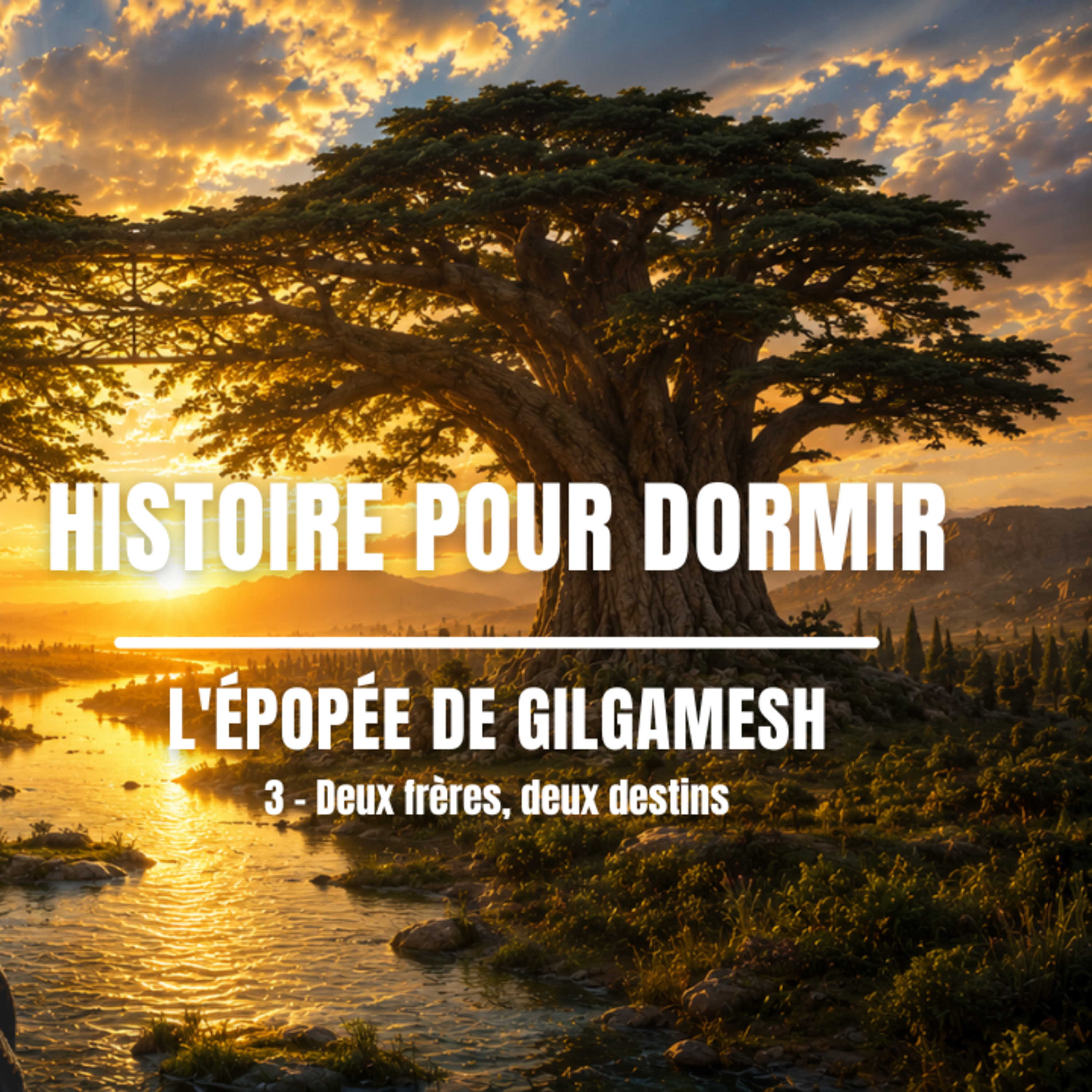 ⚔️👑 Histoire pour dormir – L’Épopée de Gilgamesh (3) : Deux Frères, Deux Destins 🌙 episode artwork