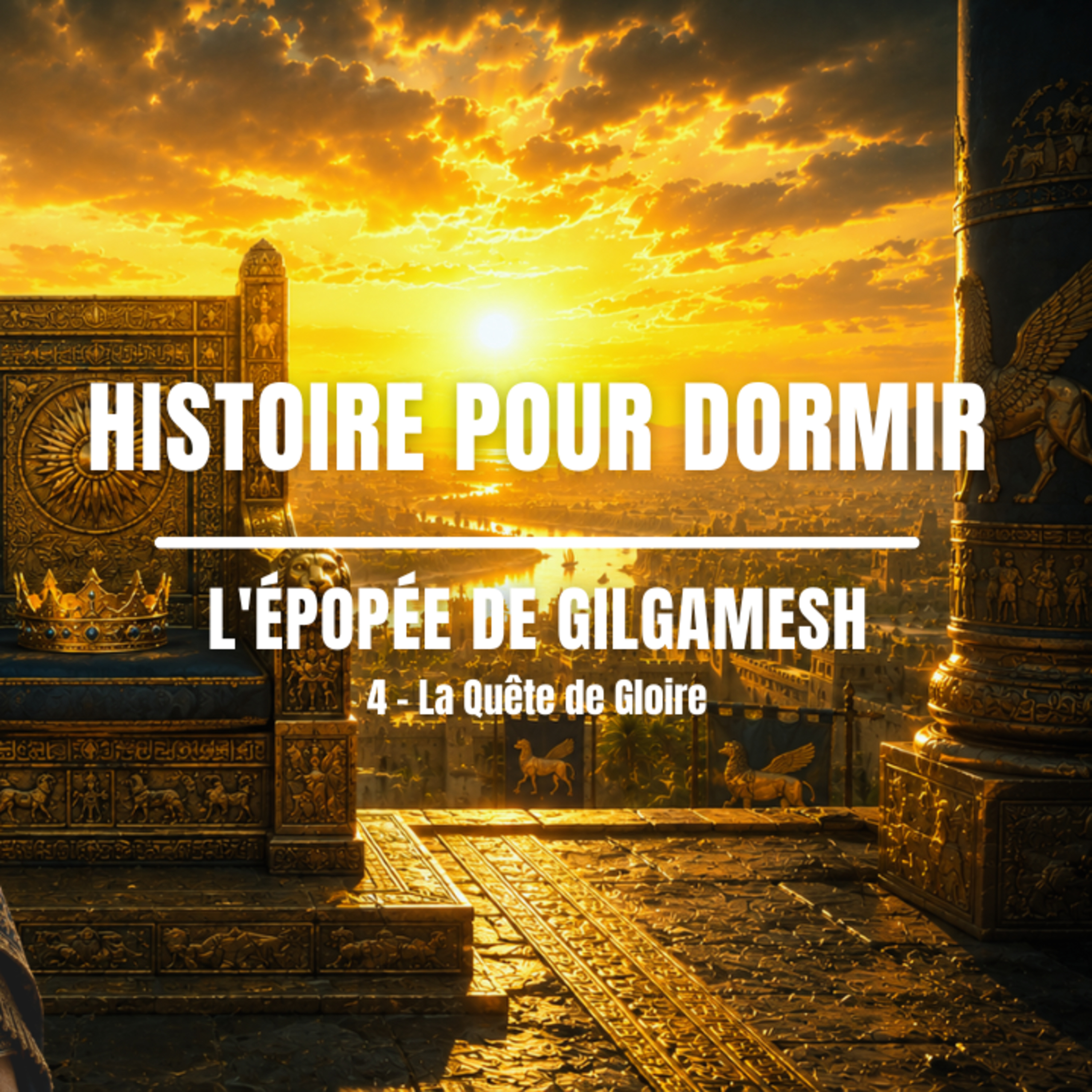 🌲⚔️ Histoire pour dormir – L’Épopée de Gilgamesh (4) : La Quête de Gloire dans la Forêt des Cèdres🌙 episode artwork
