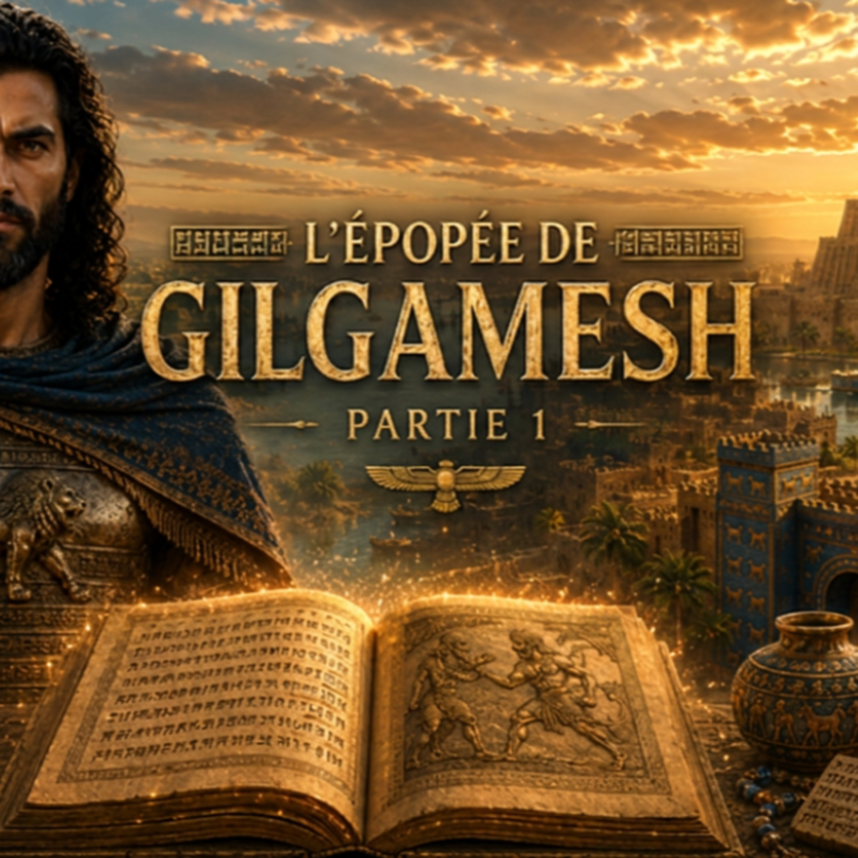 👑 Histoire pour dormir – Gilgamesh : L'Épopée (Partie 1) | Aux Origines des Légendes 🌙