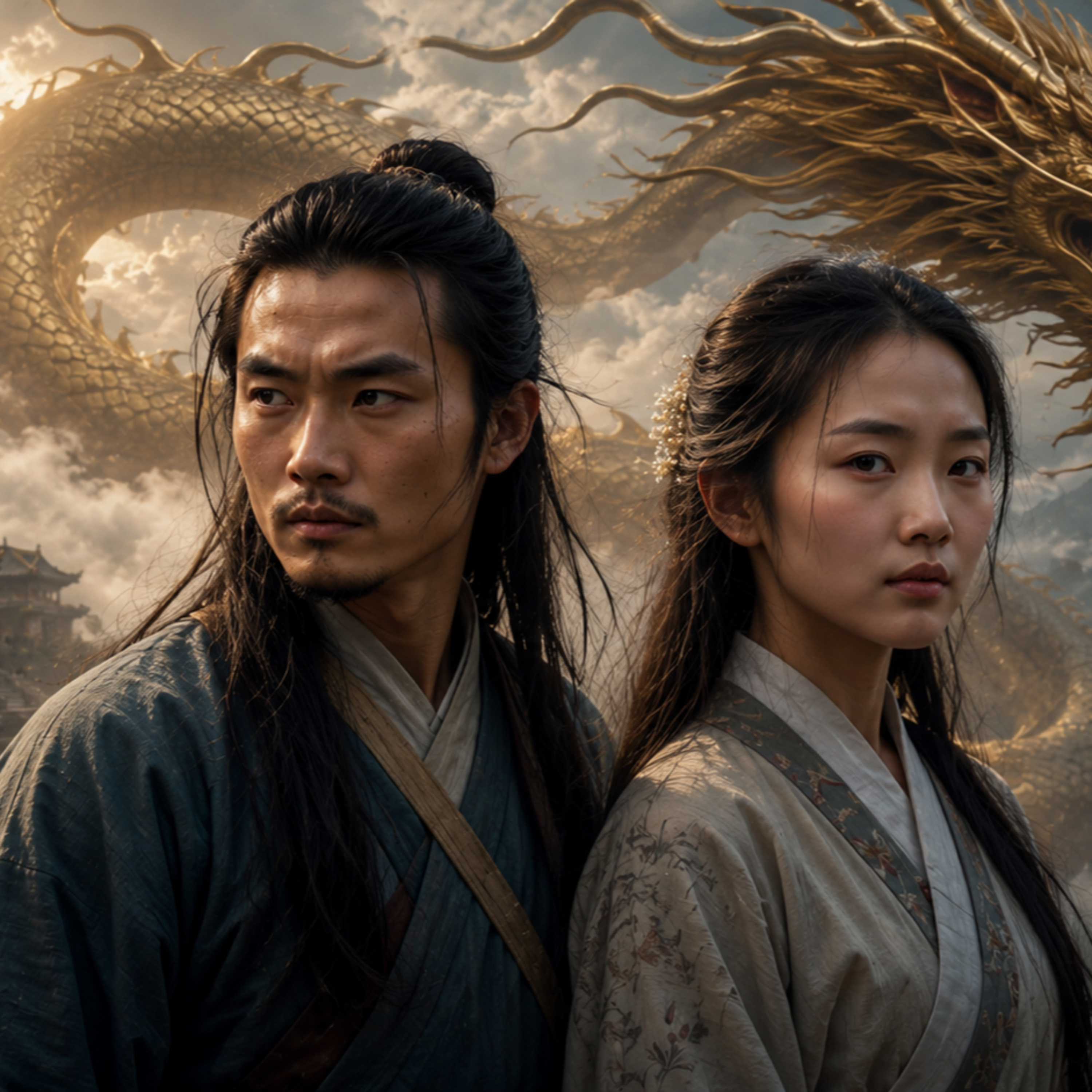 🐉 Histoire pour dormir – Le Dragon Chinois Long | Le Gardien des Pluies et des Nuages 🌙