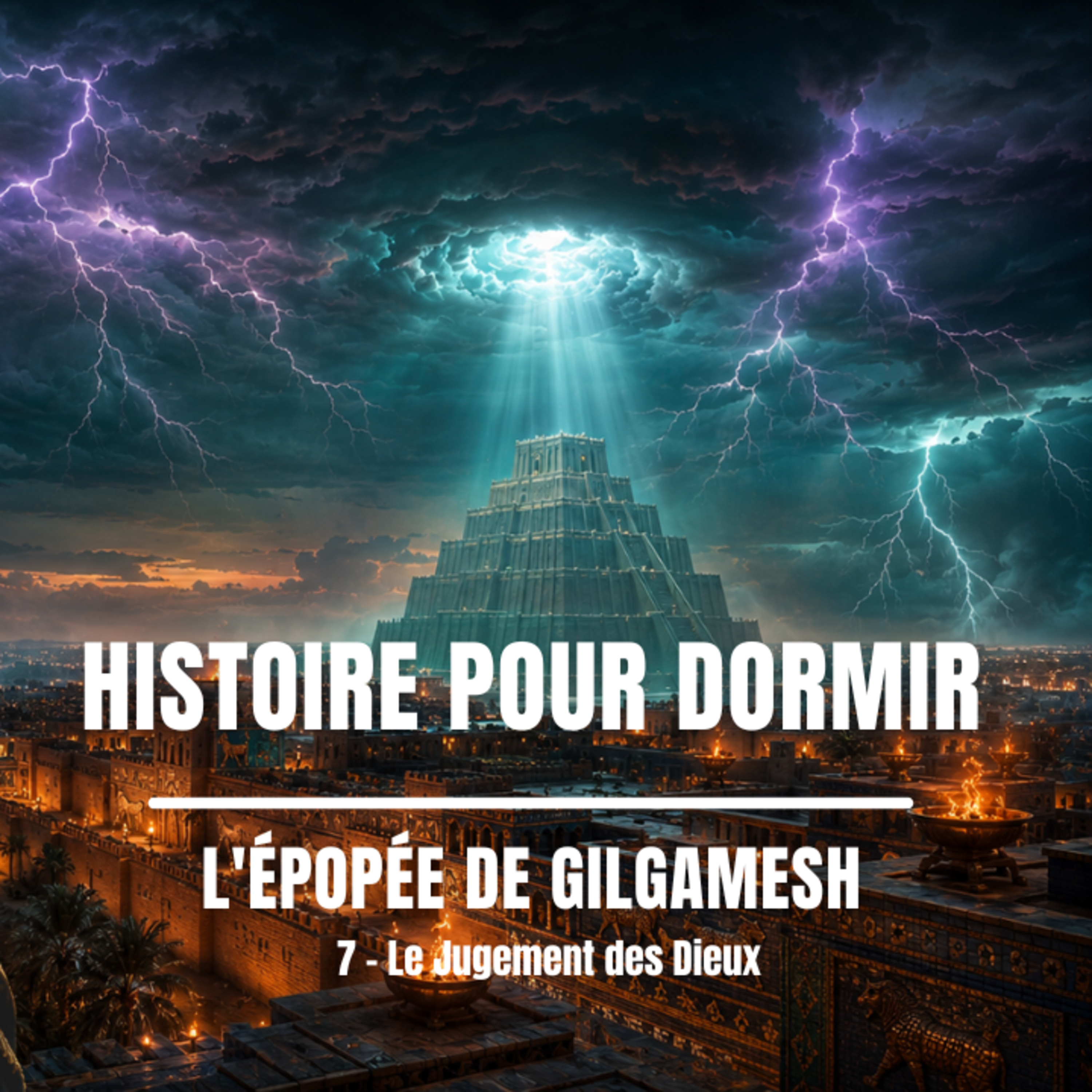 ⚖️🌩️ Histoire pour dormir – L’Épopée de Gilgamesh (7) : Le Jugement des Dieux 🌙