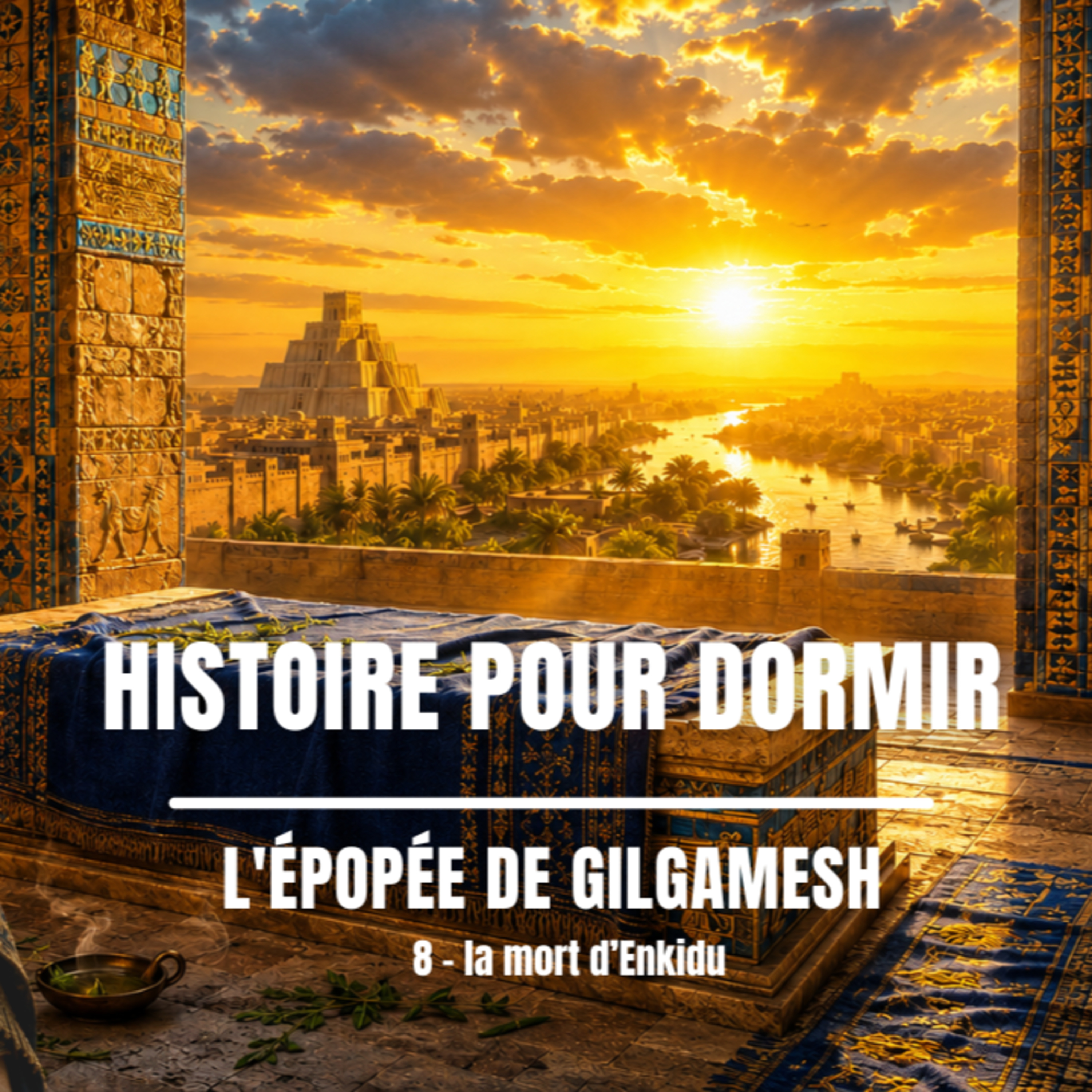 💔🕯️ Histoire pour dormir – L’Épopée de Gilgamesh (8) : La Mort d’Enkidu 🌙