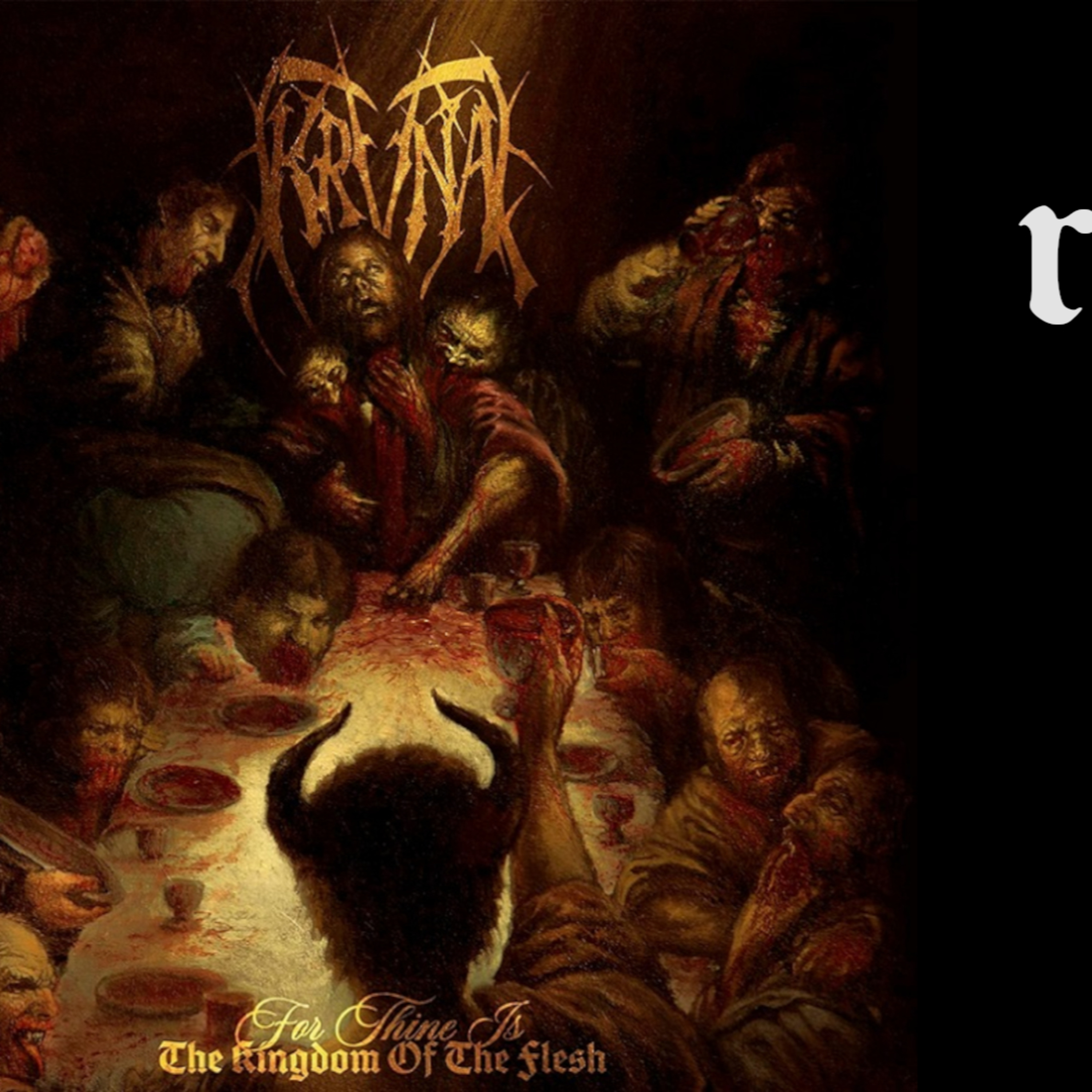 Recenzja: Krvna - "For Thine is the Kingdom of the Flesh" (Ancient Dead/Third Eye Temple, 2022) episode artwork