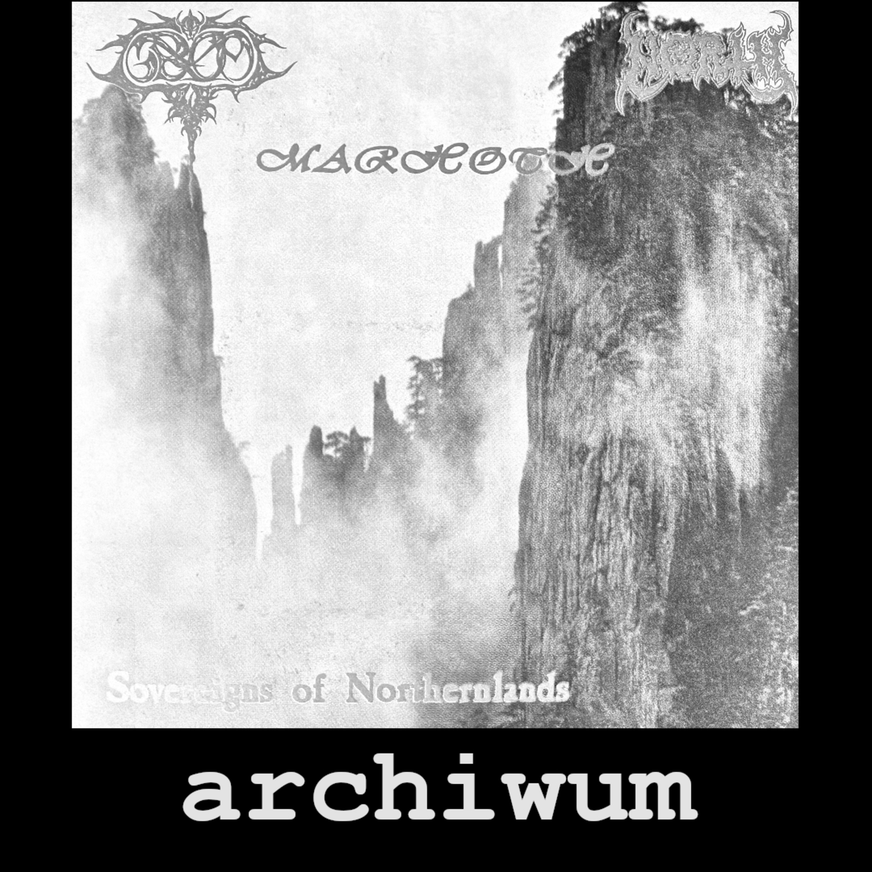 ARCHIWUM. Grom / North / Marhoth - "Sovereigns of Northernlands" (Astral Wings Records, 1998) episode artwork