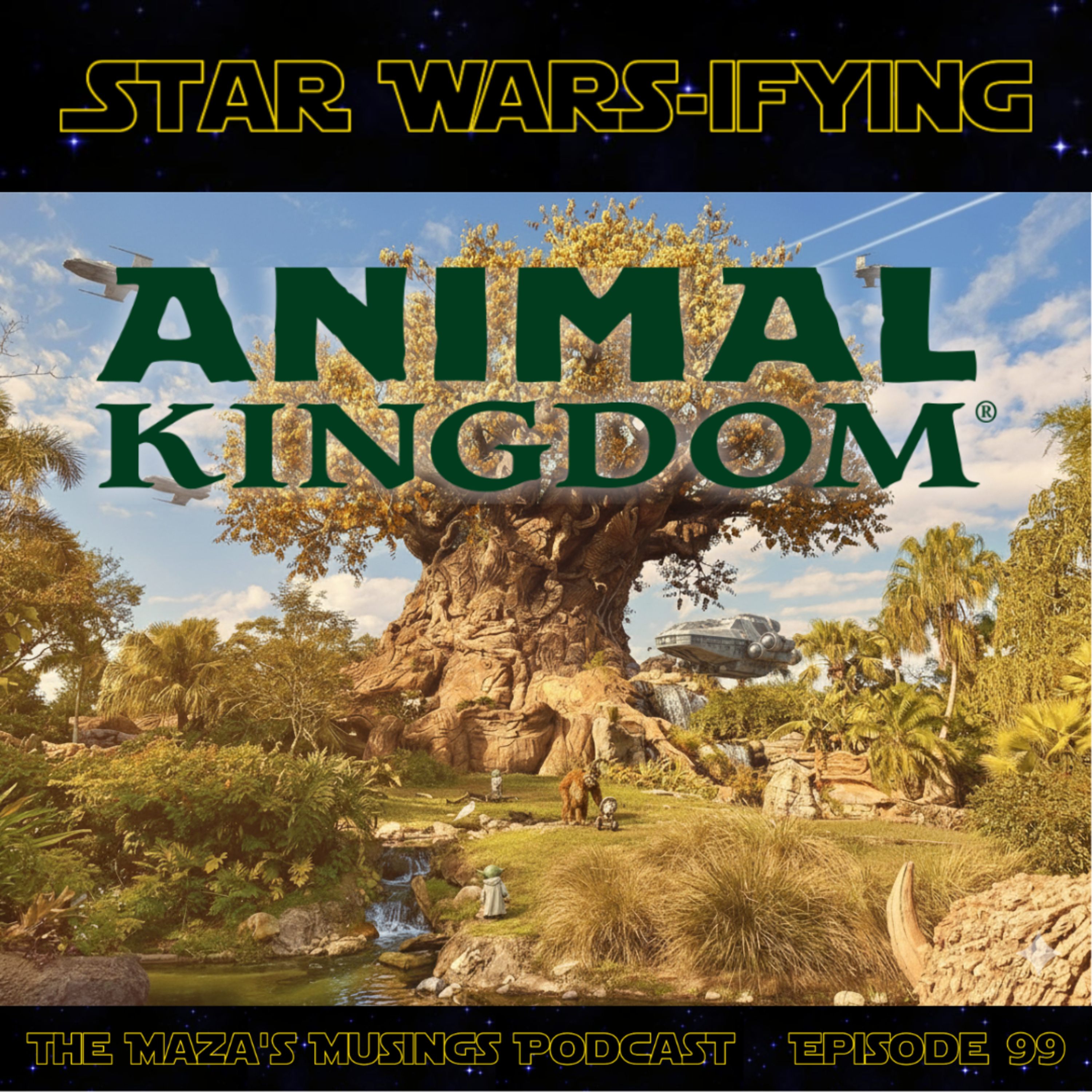 Star Wars-ifying Animal Kingdom episode artwork