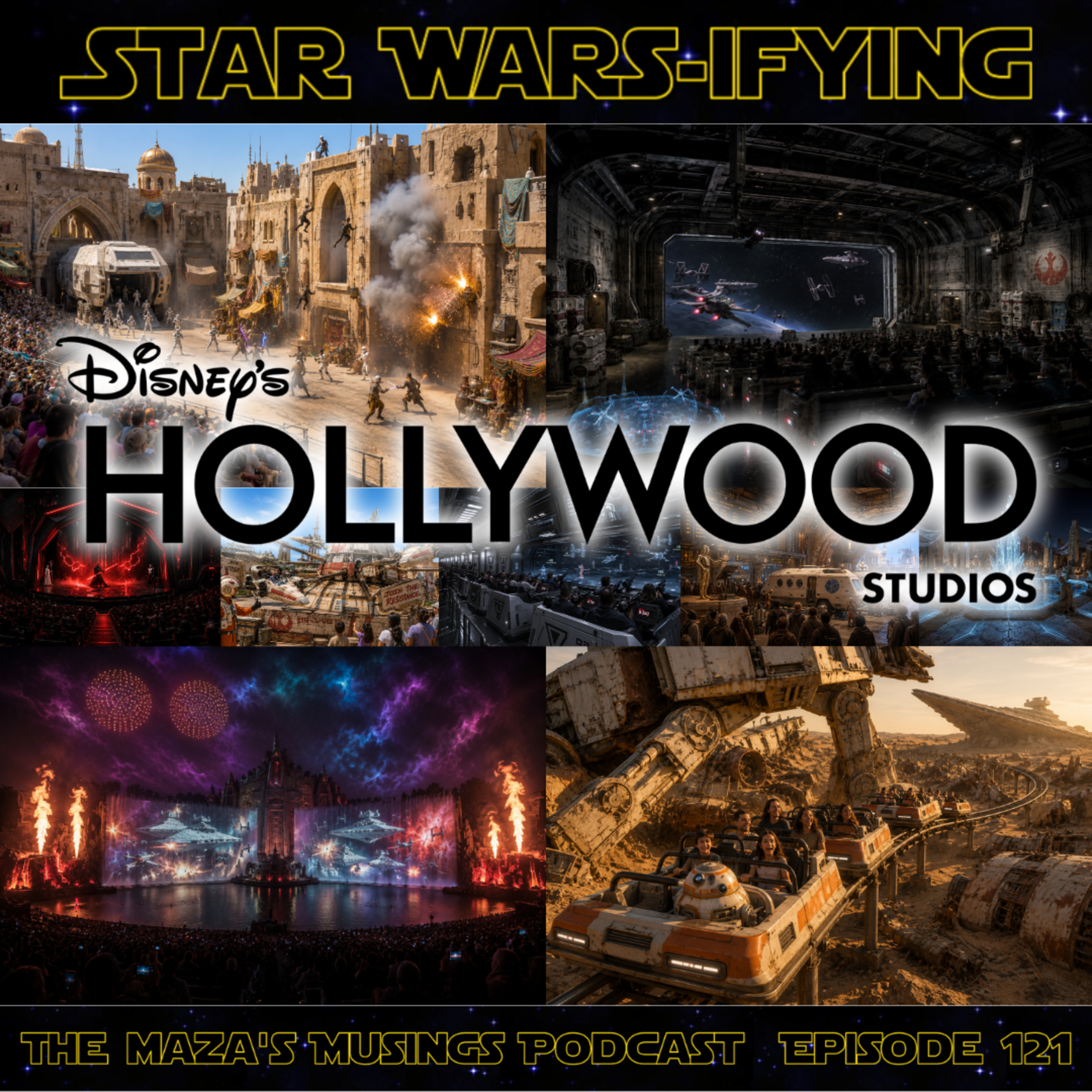 Star Wars-ifying Disney's Hollywood Studios episode artwork