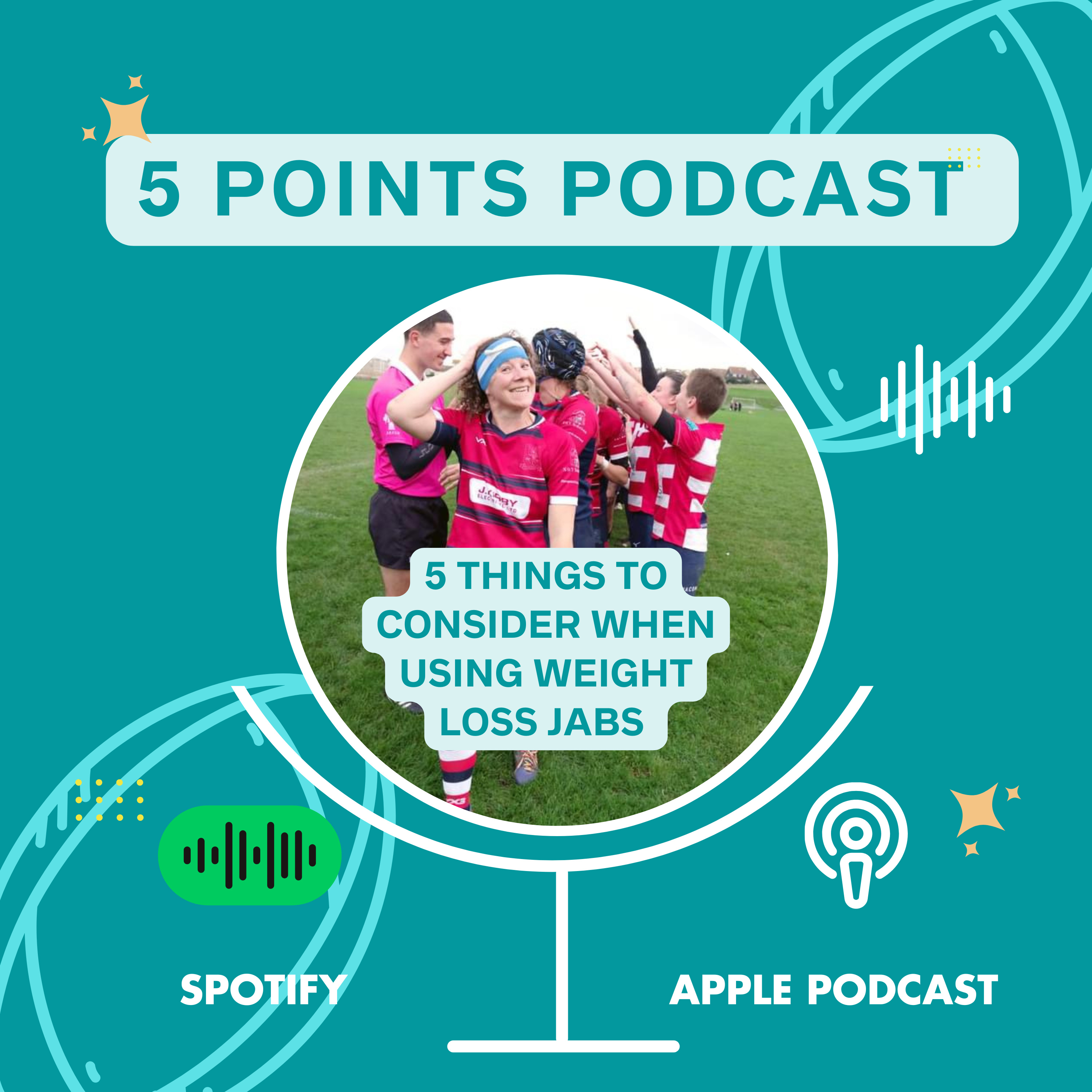 Ep 63: 5 things to consider when using weight loss jabs episode artwork