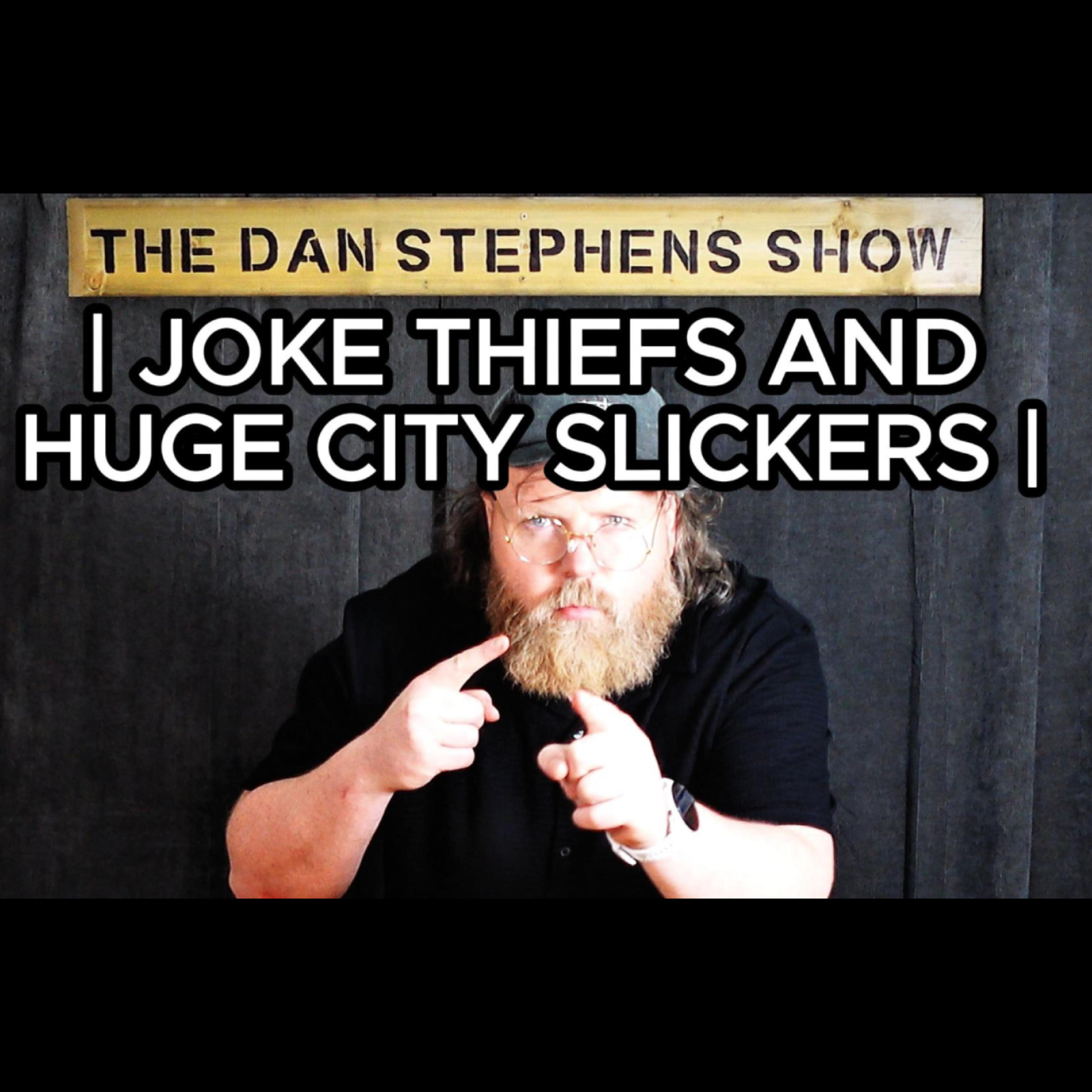 Joke Theft? And Huge City Slickers episode artwork