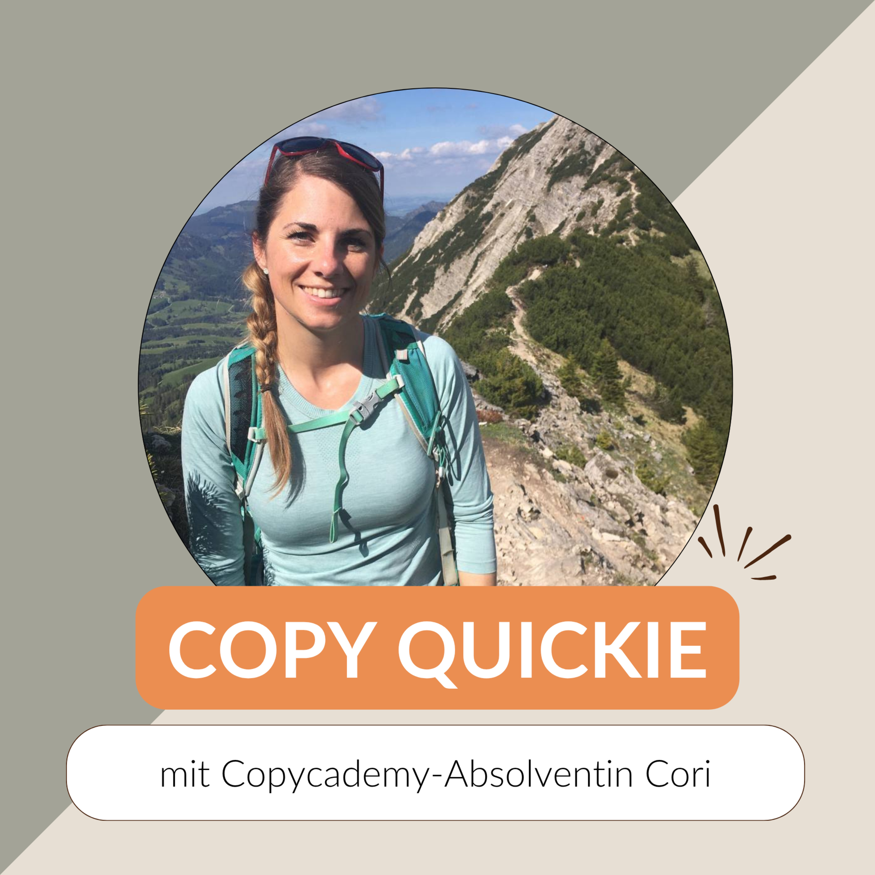 #095 Wie war deine Wanderung in die Selbstständigkeit? | im Interview mit Copycademy-Teilnehmerin Cori episode artwork