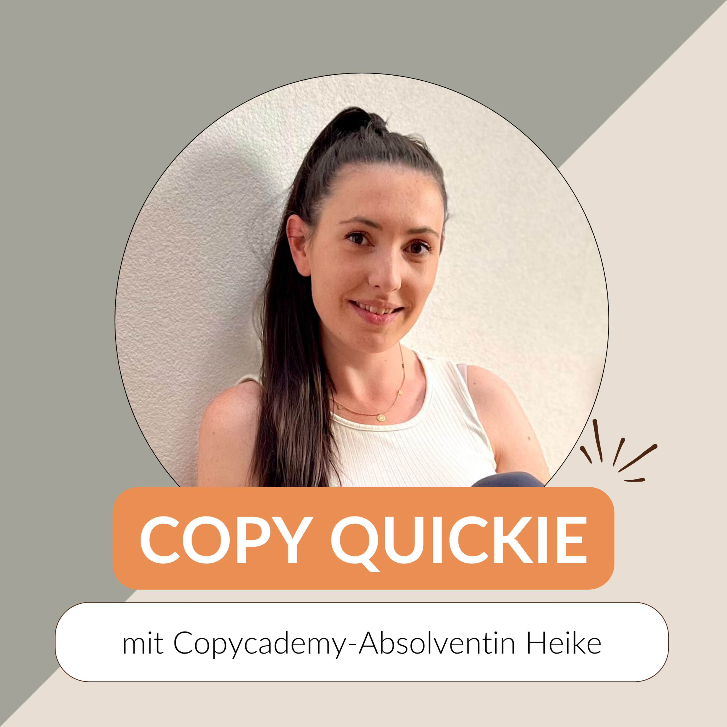 #097 “Was nichts kostet, ist nichts wert” | im Interview mit Copycademy-Teilnehmerin Heike episode artwork