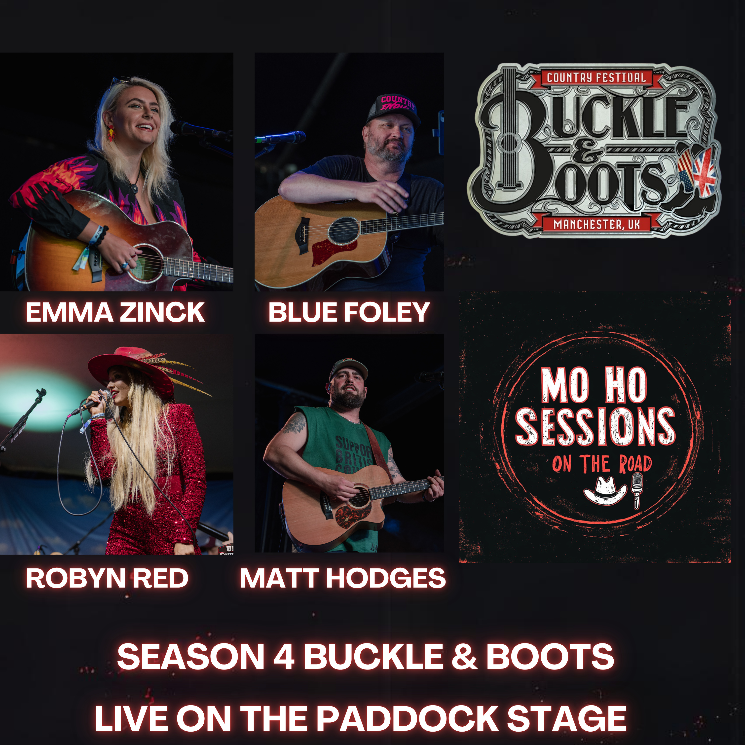 Live at Buckle & Boots: 2 Hours with Robyn Red, Emma Zinck, Matt Hodges & Blue Foley | Mo Ho Sessions episode artwork