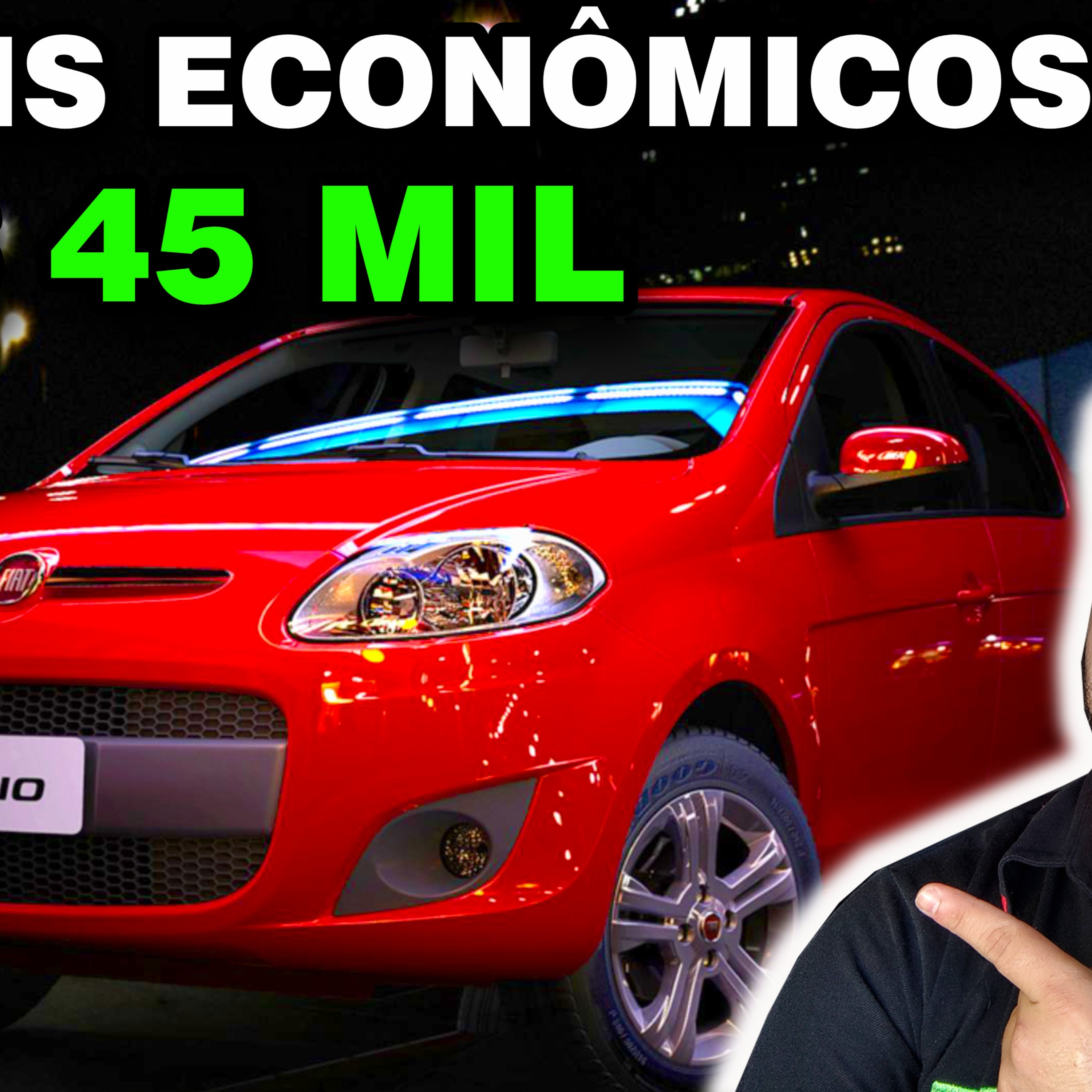 8 MELHORES CARROS ECONÔMICOS ATÉ 45 MIL REAIS para COMPRAR em 2024
