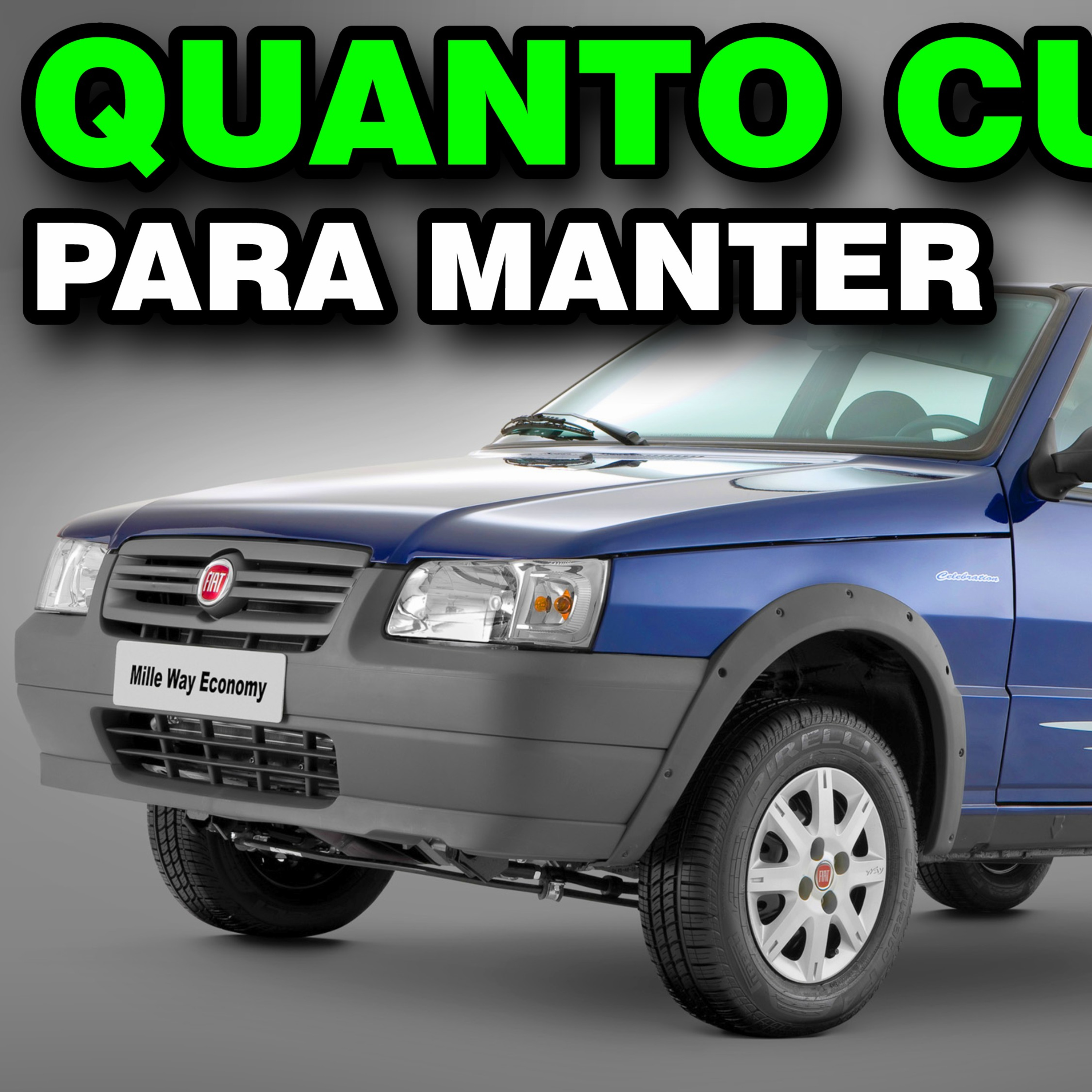 FIAT UNO Mille WAY Economy 2010 | QUANTO CUSTA para manter