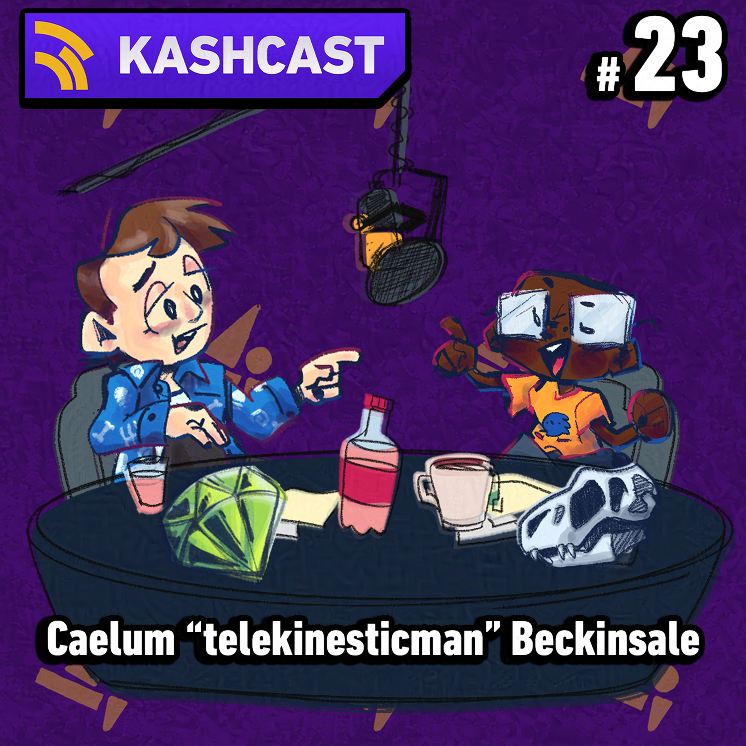 KashCast #23 - Caelum "telekinesticman" Beckinsale episode artwork