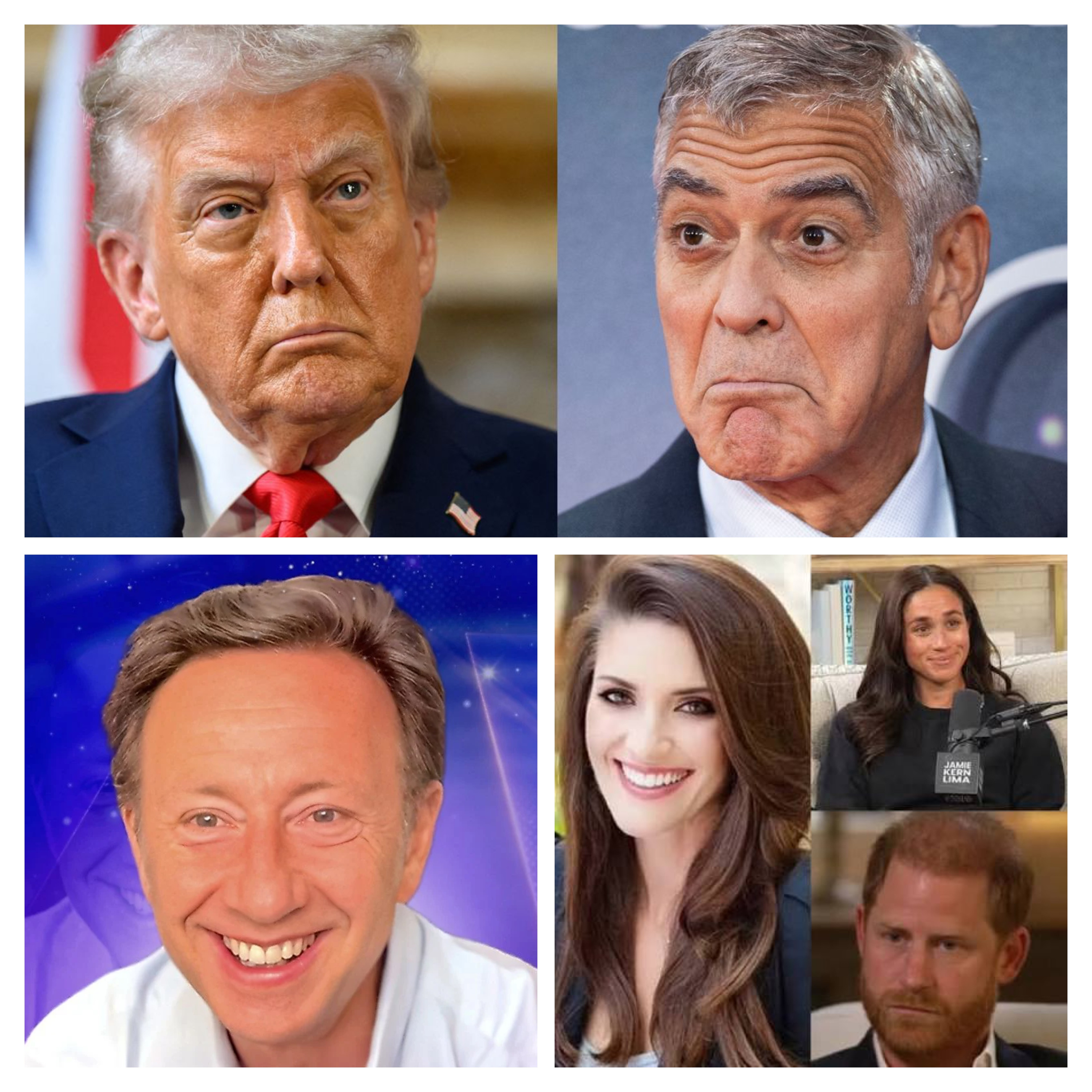 Meghan et Harry encore lâchés, Trump attaque les Clooney, Stéphane Bern crée des tensions. episode artwork