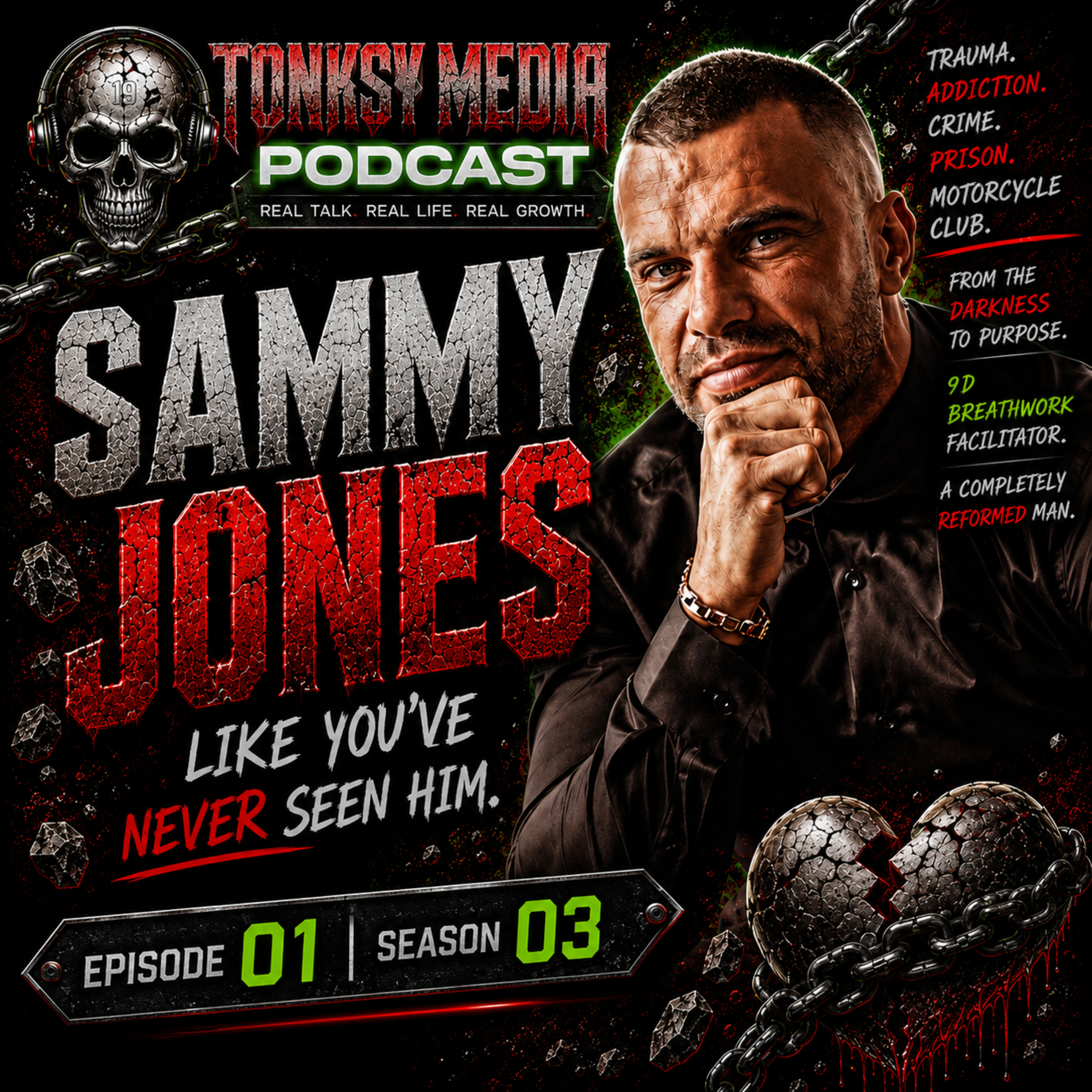 I Threw the Fan Out the Window & Hoped It Would End | Sammy Jones | Tonksy Media Podcast | S3 E1 episode artwork