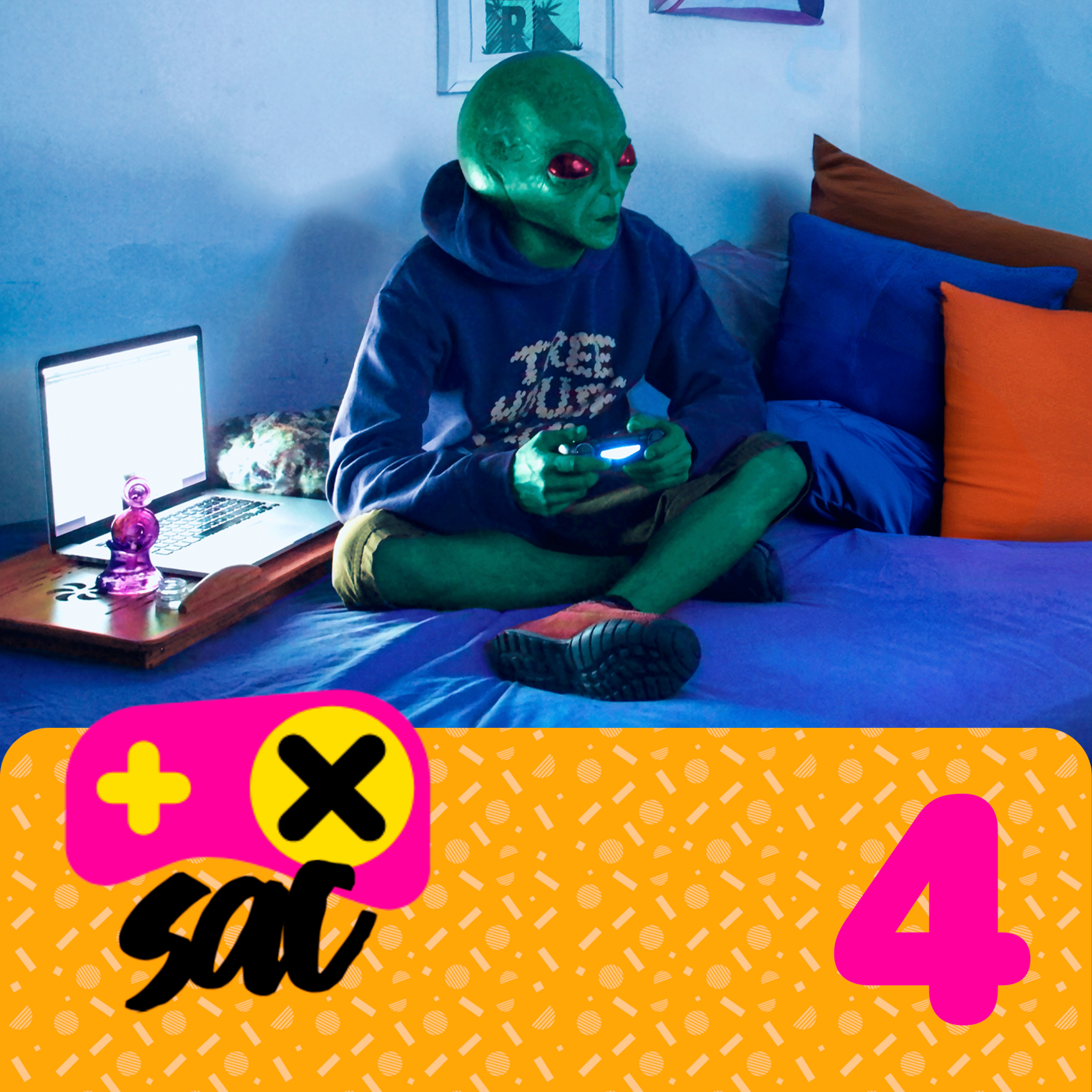 XdC SAC #4 - Extraterrestres que jogam, veículos de games do Brasil e muita fofura! episode artwork